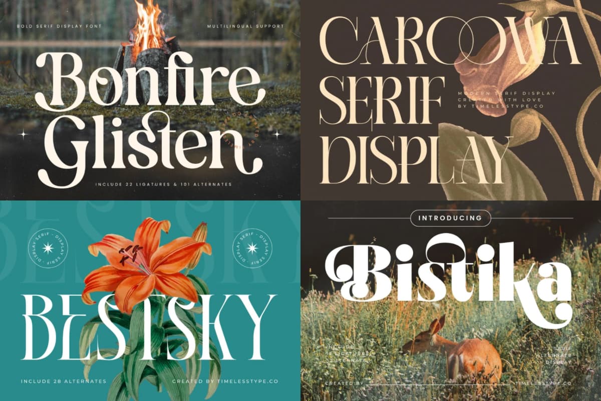 Epic Bundle 50 Fonts Explosion font preview 13