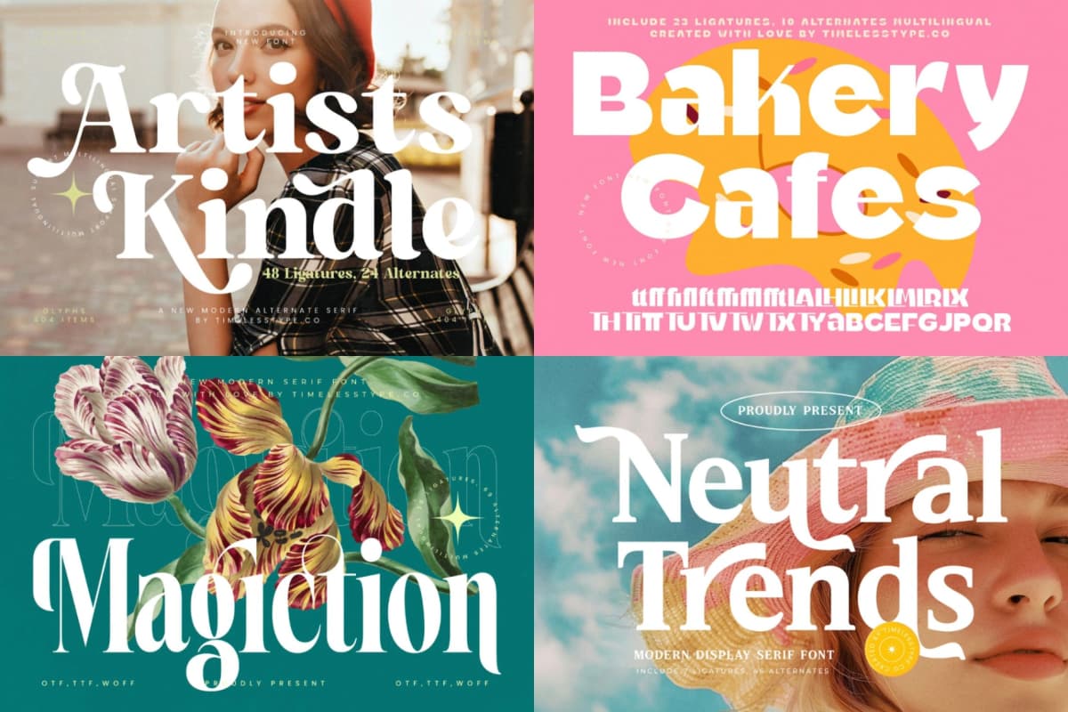 Epic Bundle 50 Fonts Explosion font preview 14