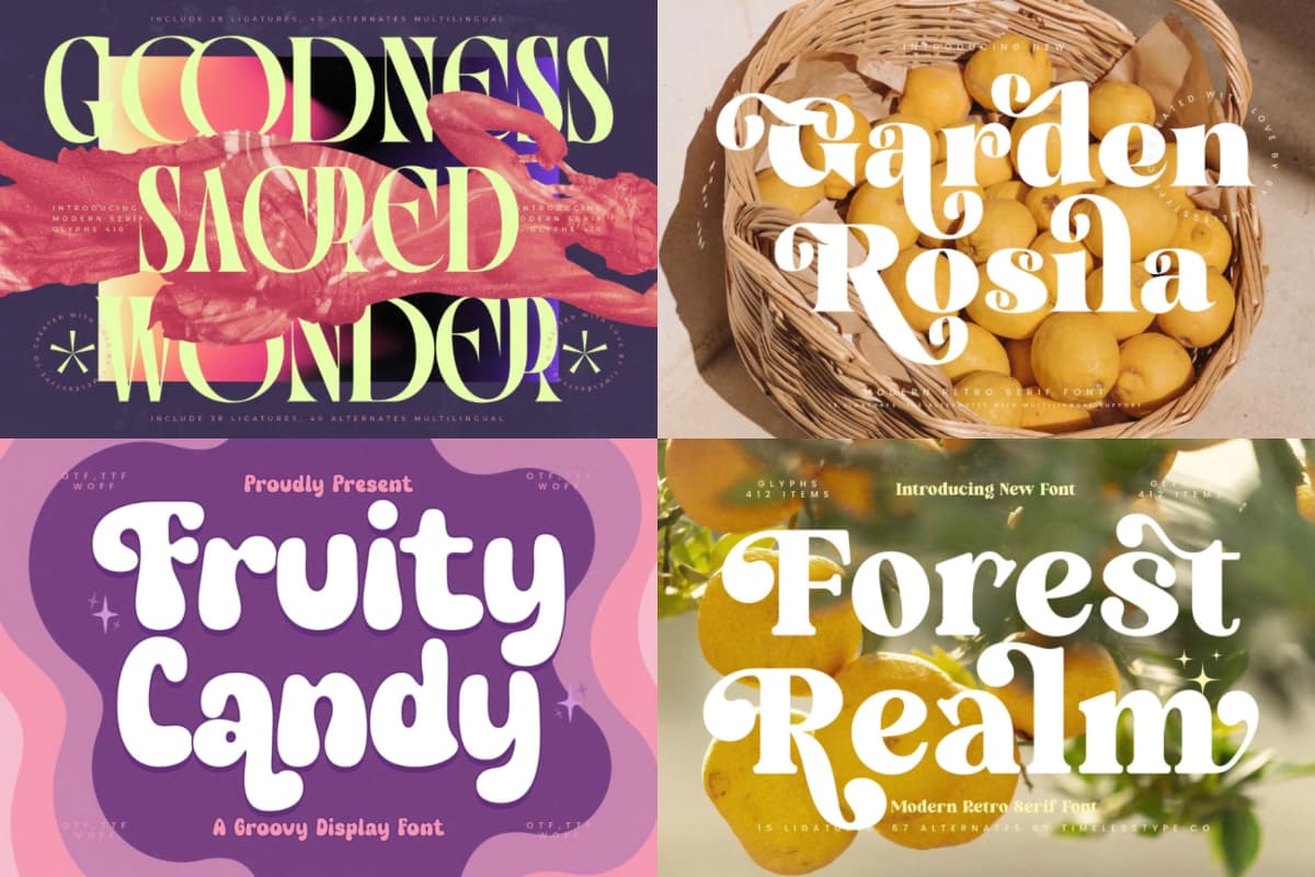 Epic Bundle 50 Fonts Explosion font preview 12