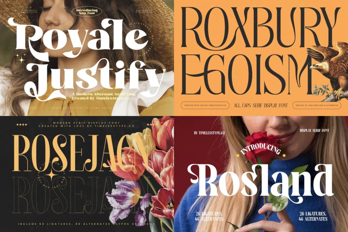 Epic Bundle 50 Fonts Explosion font preview 5