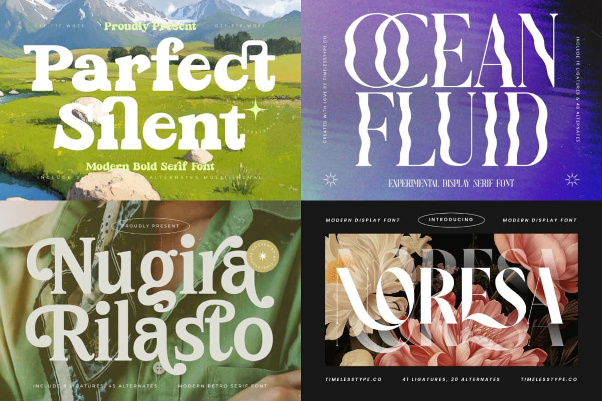 Epic Bundle 50 Fonts Explosion font preview 7