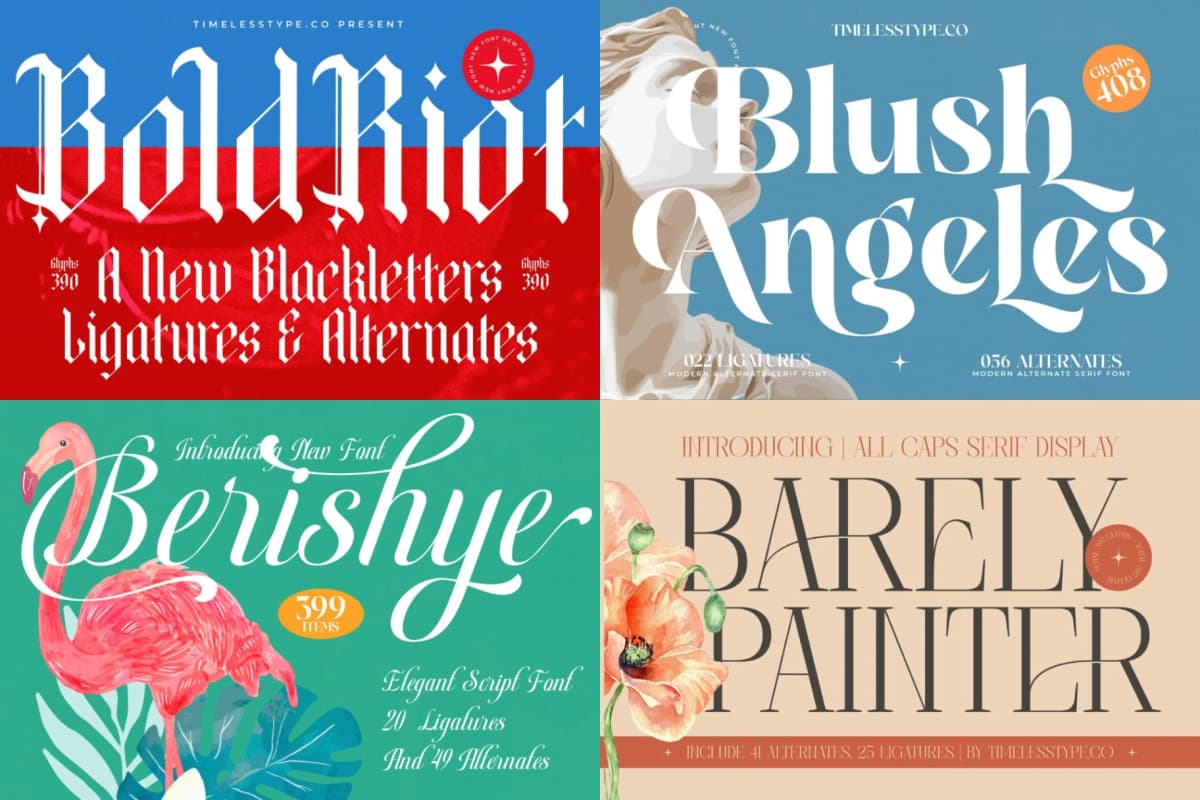 Preview 13 for 50 Fonts Endless DIsplay Styles