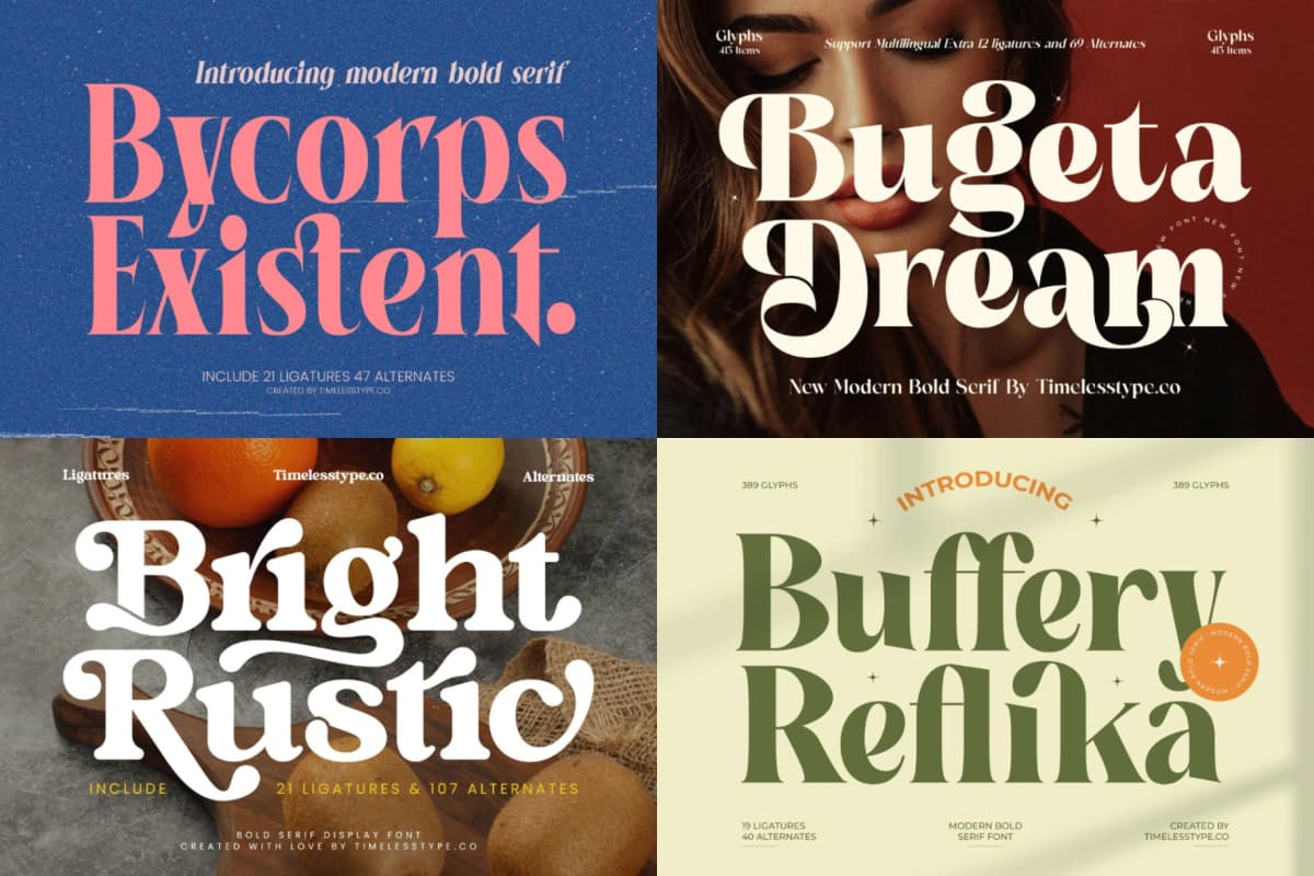 Preview 11 for 50 Fonts Endless DIsplay Styles