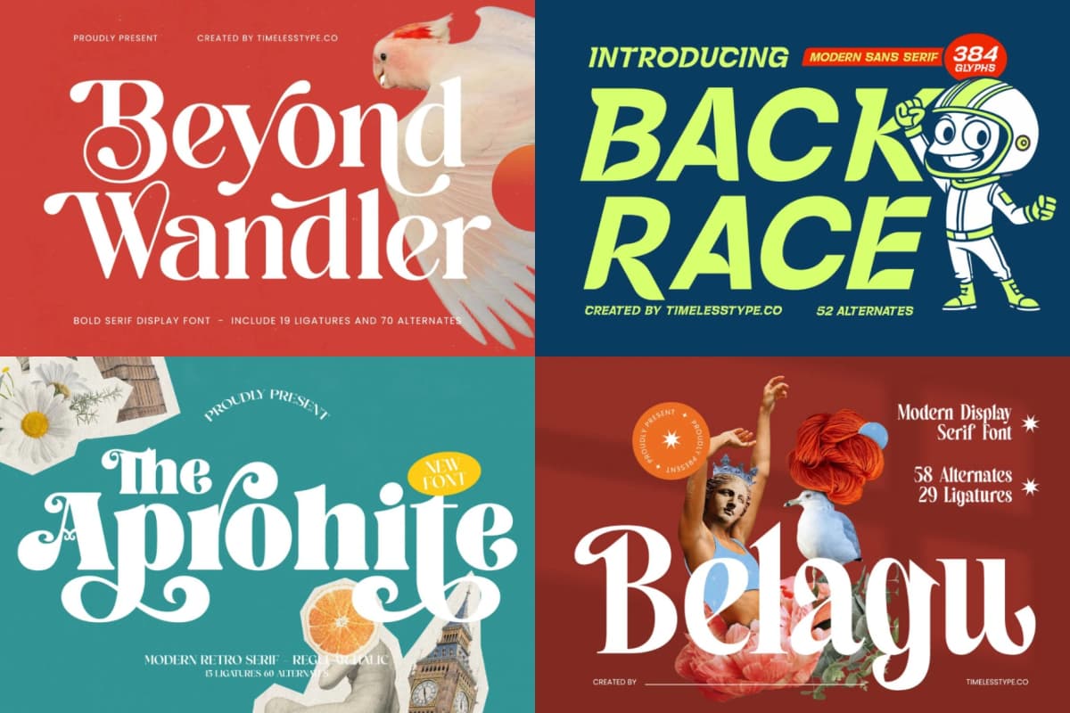 Mega Impact 50 Fonts Bundle font preview 12