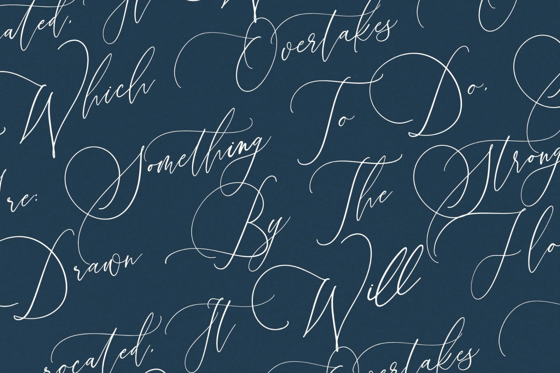Preview 10 for Budapestra Hollowgram Fairytale - Beautiful Calligraphy Script