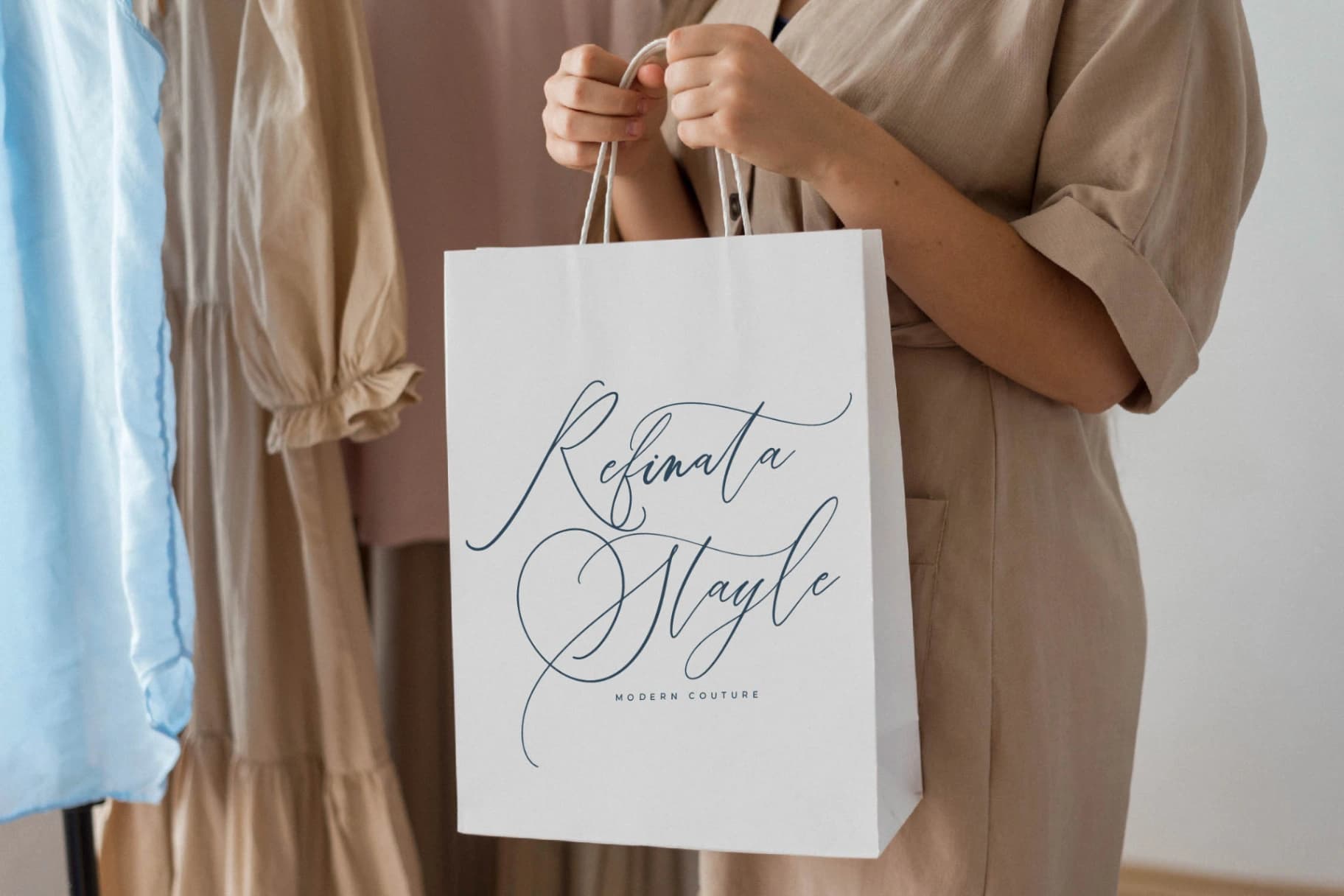 Preview 9 for Budapestra Hollowgram Fairytale - Beautiful Calligraphy Script
