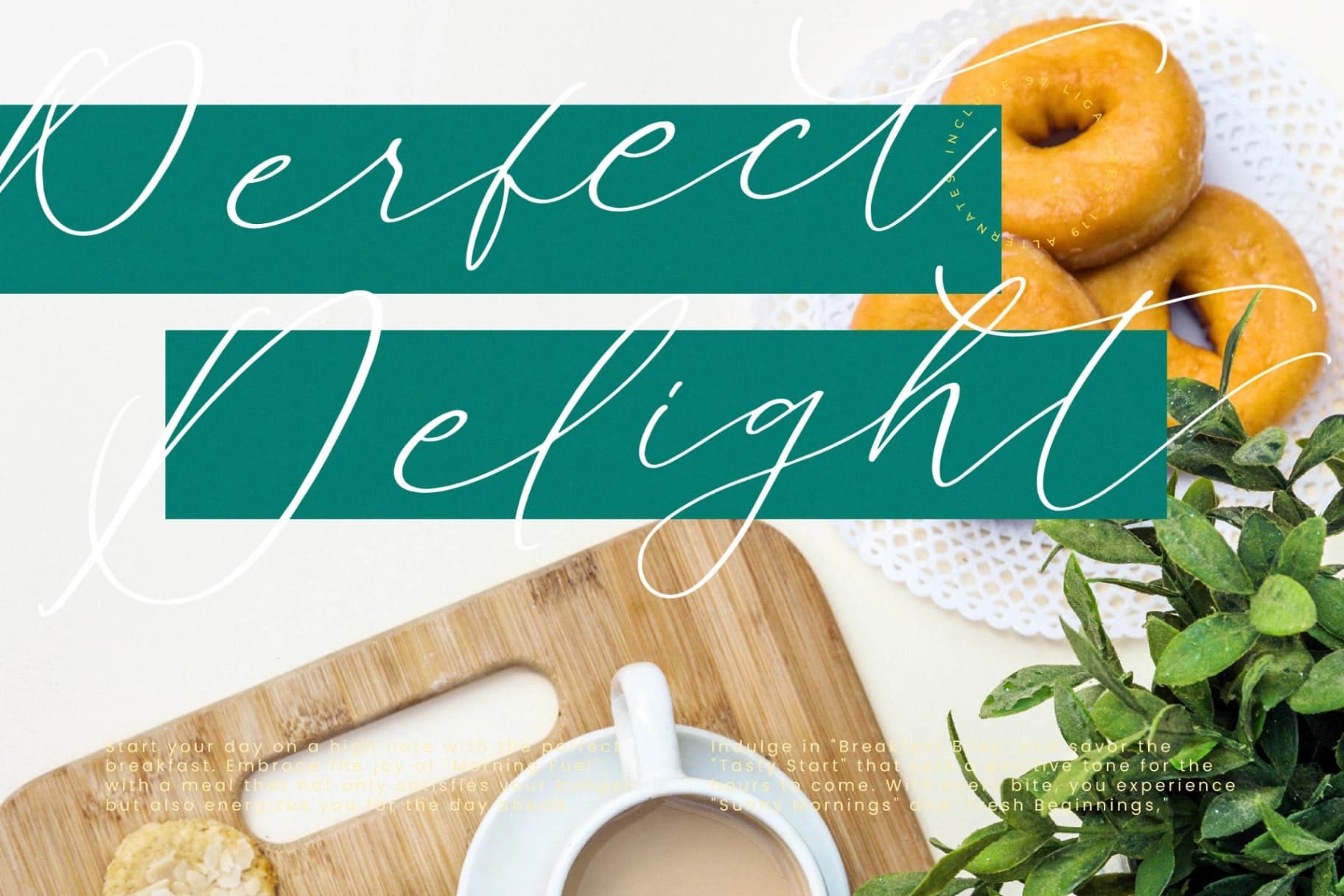 Preview 4 for Bestlife Santuary - Beautiful Script Font