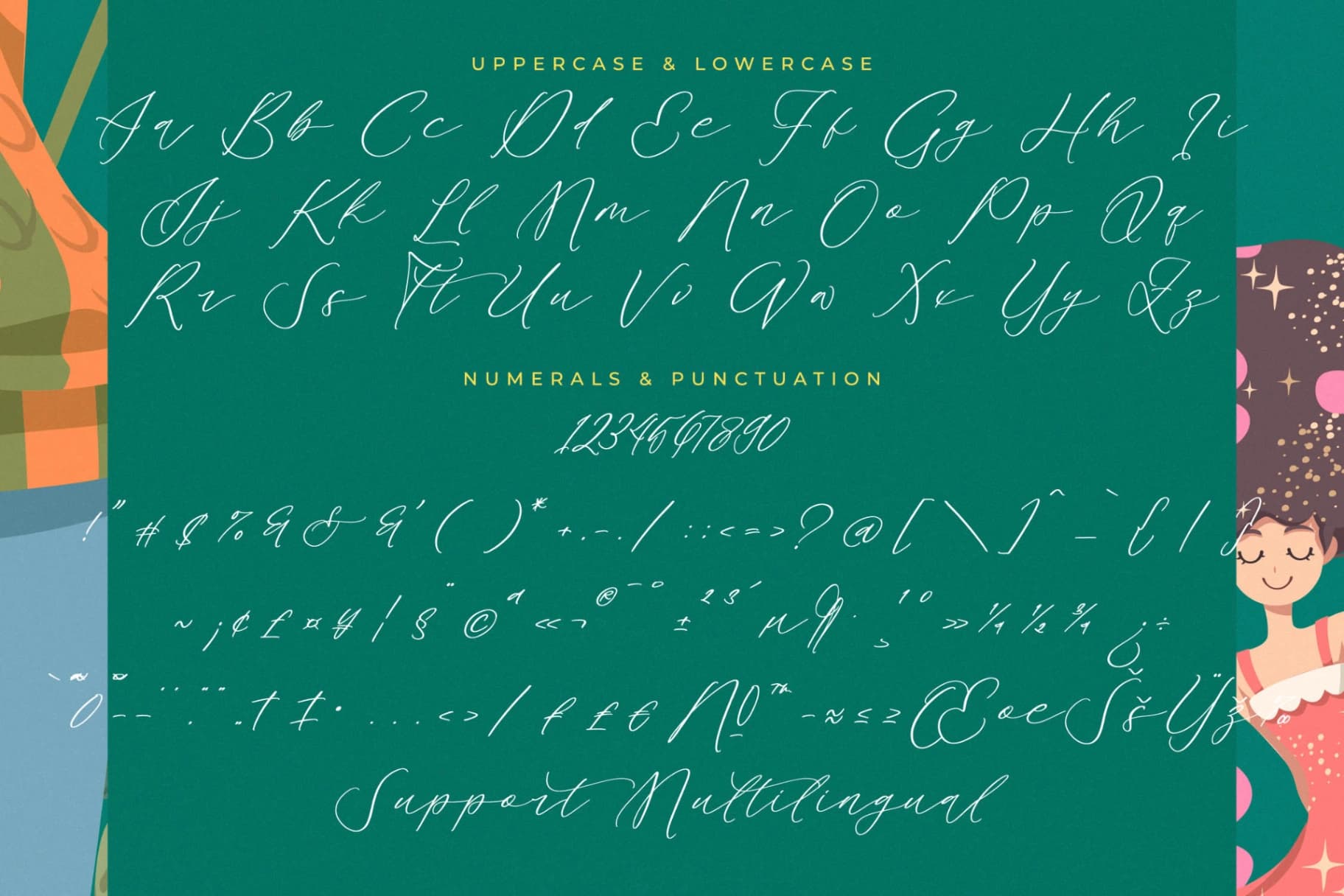 Preview 18 for Bestlife Santuary - Beautiful Script Font
