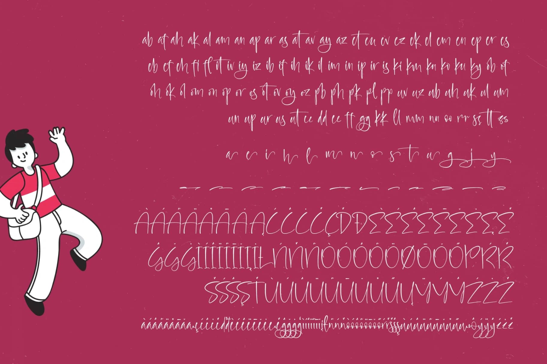 Preview 19 for Boasting Quirky - Quirky Handwritten Font