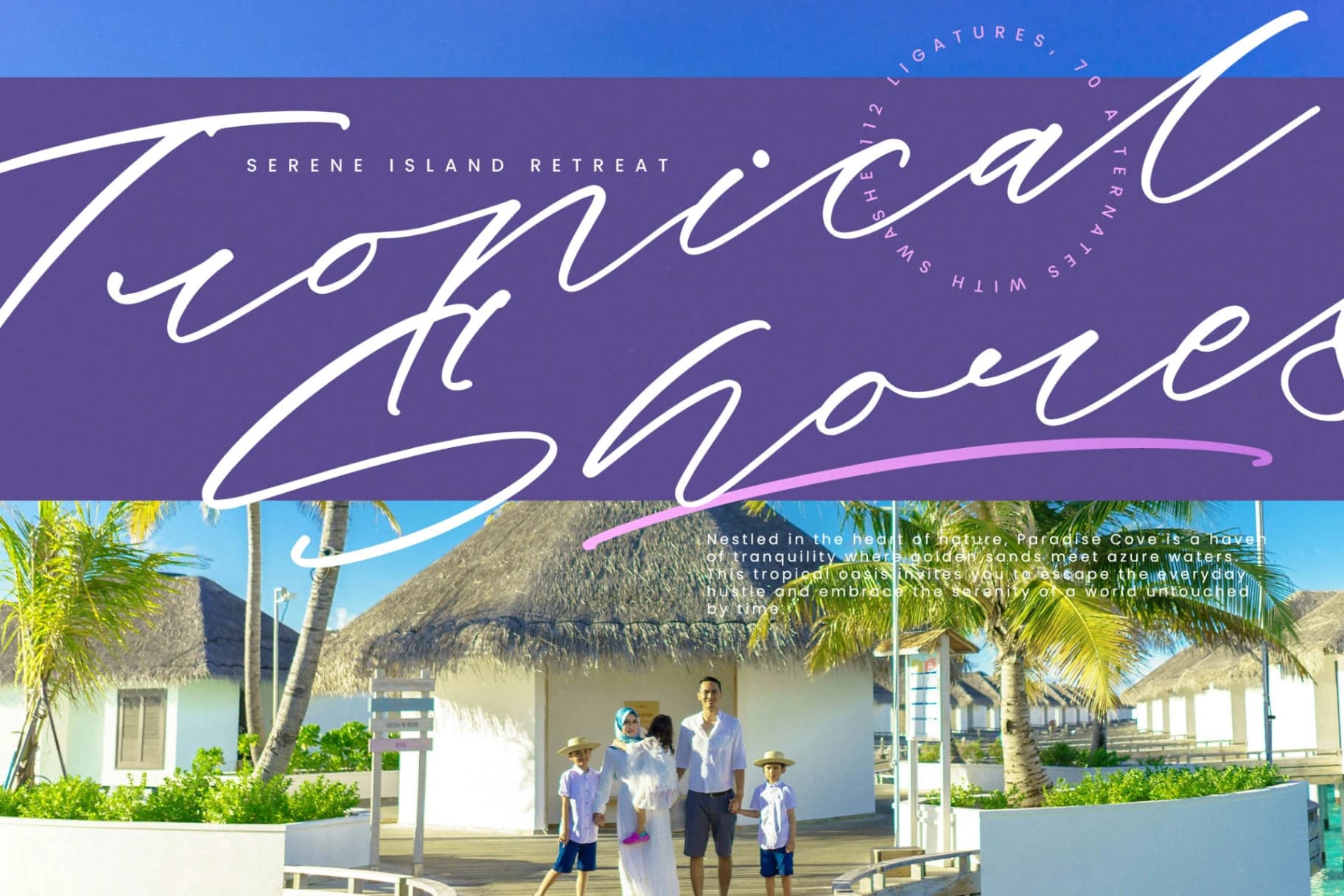 Preview 5 for Paradox Horizon - Modern Script Font