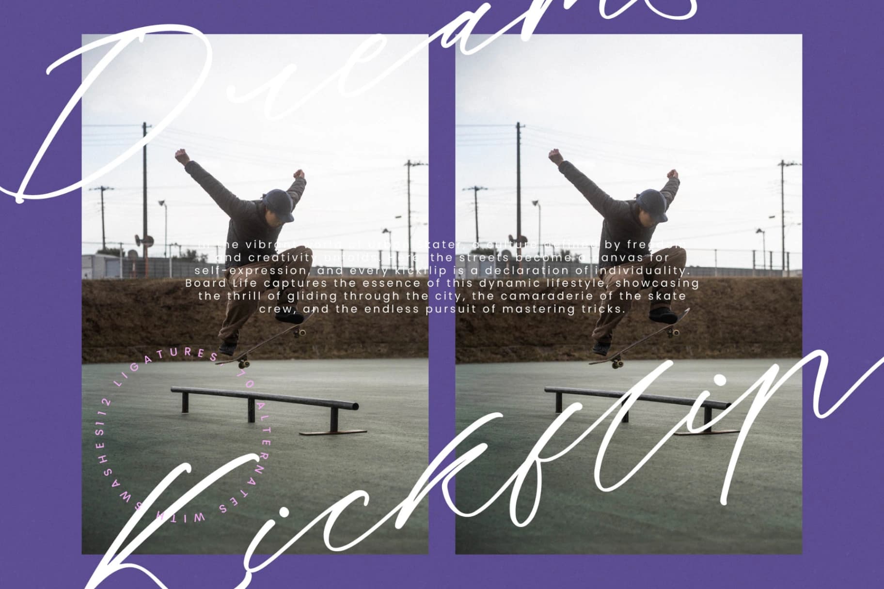 Preview 11 for Paradox Horizon - Modern Script Font