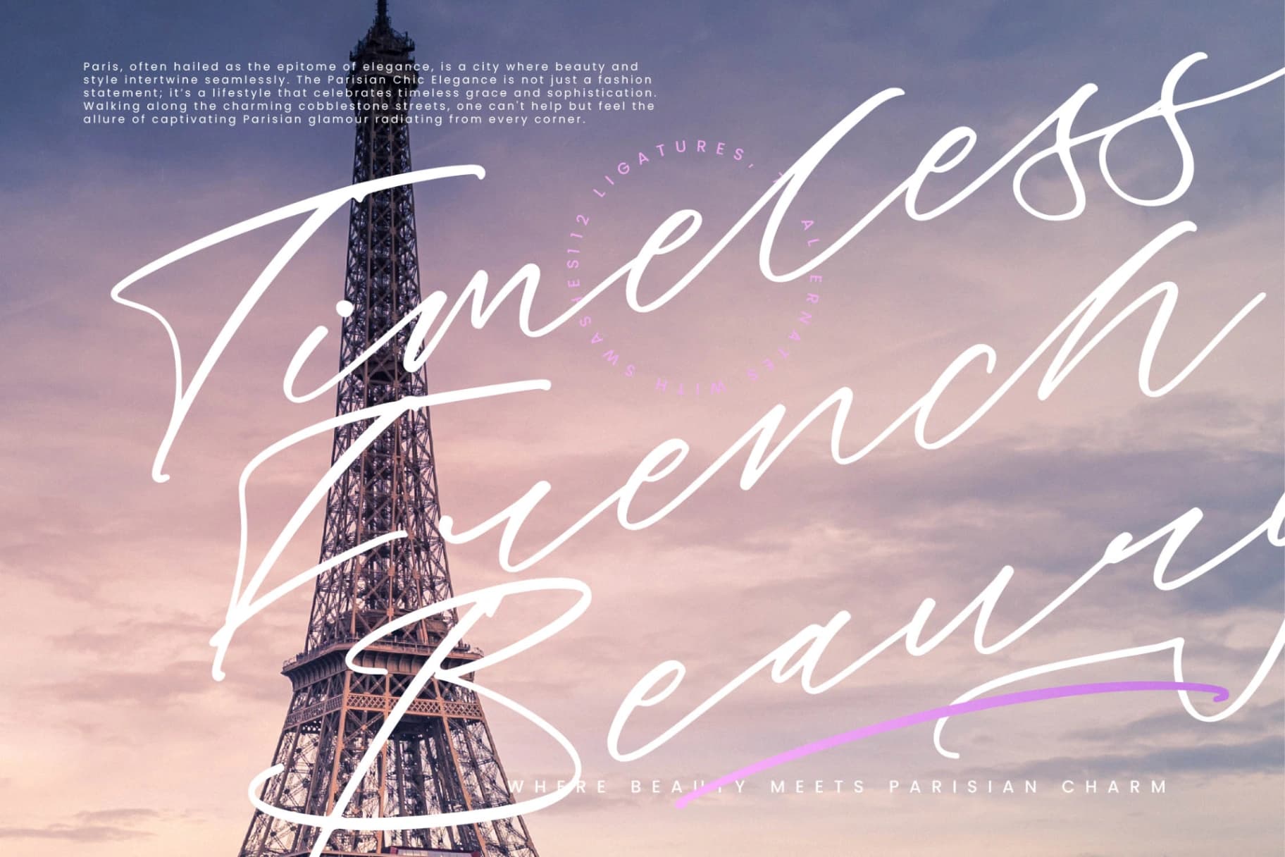 Preview 12 for Paradox Horizon - Modern Script Font