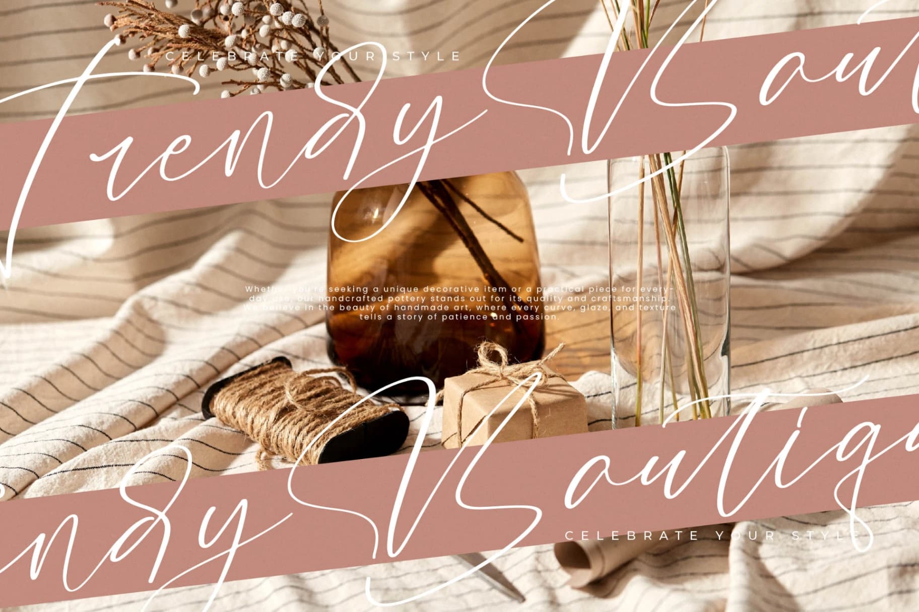 Preview 2 for Biastak Daydome - Calligraphy Script Font