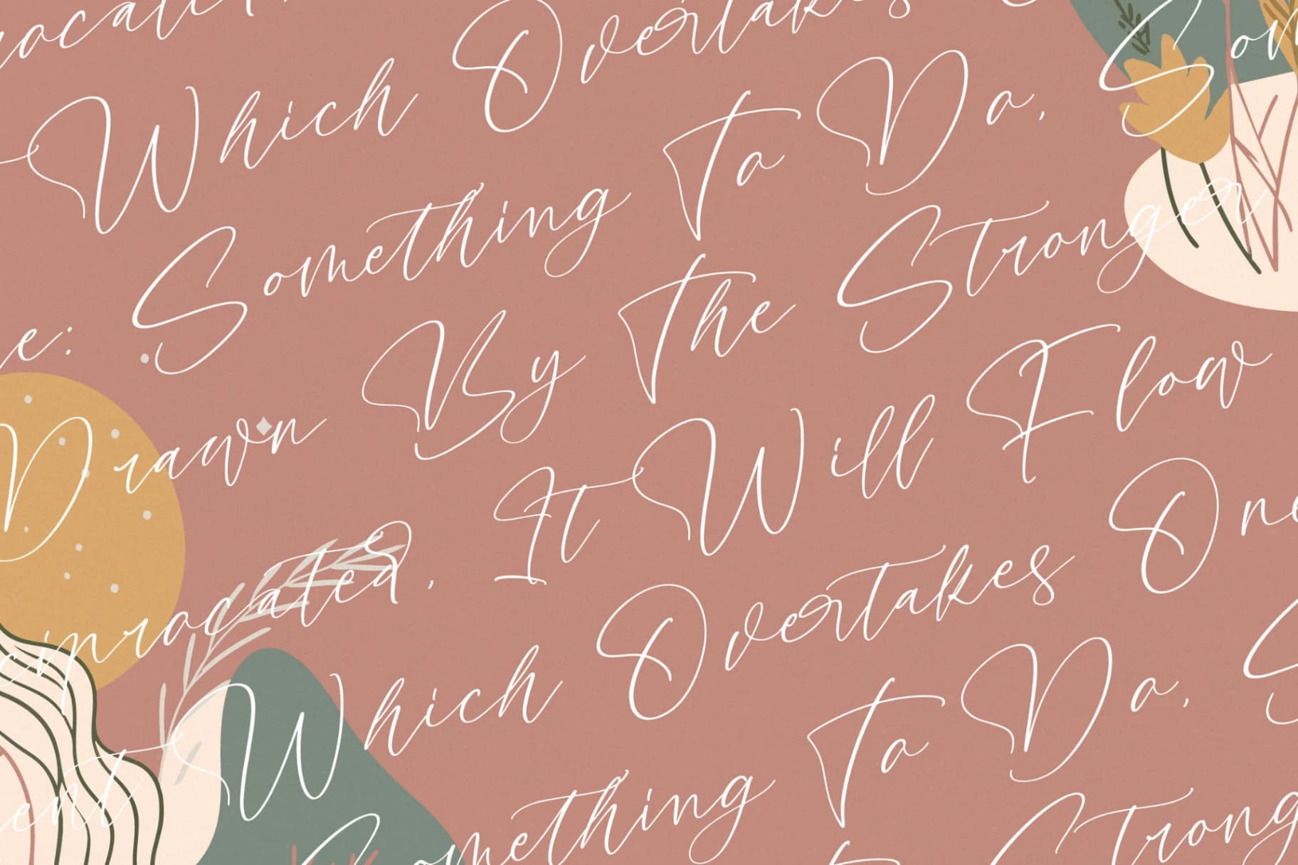 Preview 9 for Biastak Daydome - Calligraphy Script Font