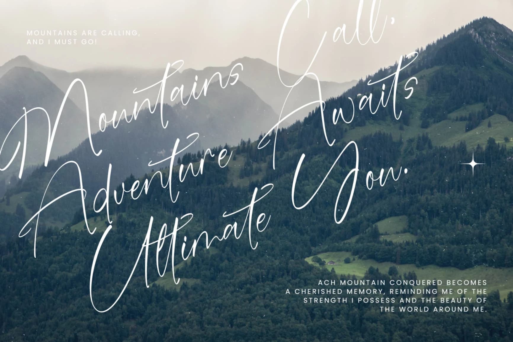 Preview 3 for Blaster Nature - Natural Handwritten Script Font