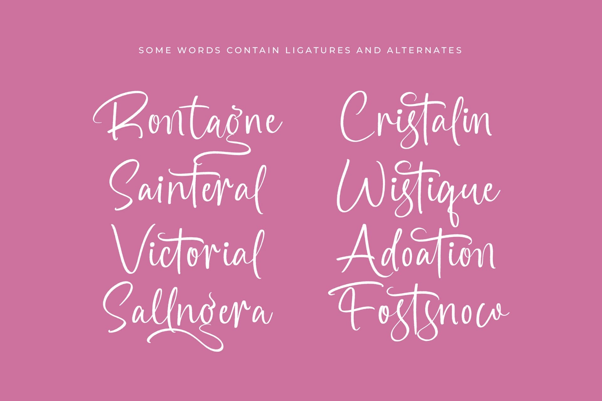 Preview 15 for Alisting Rosetuss - Handwritten Font