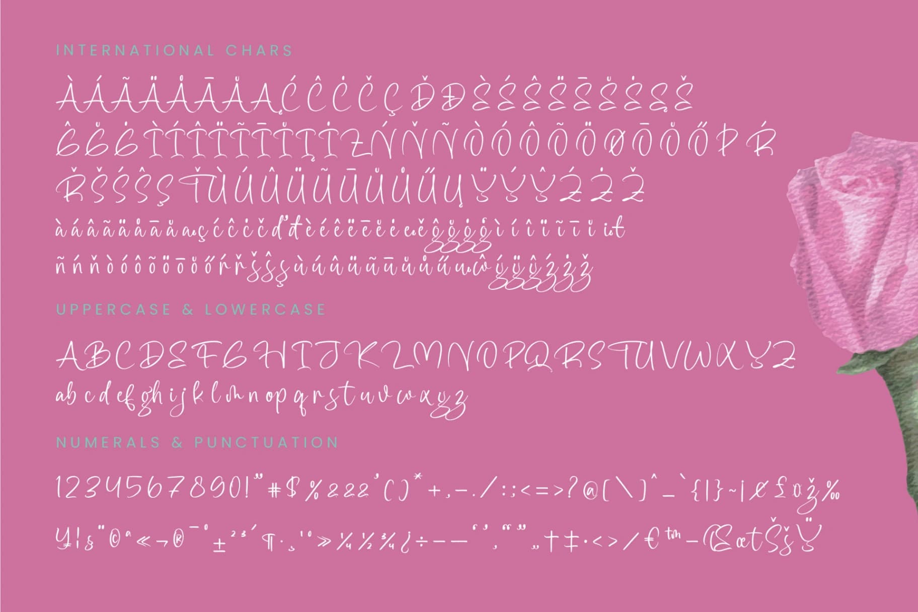 Preview 18 for Alisting Rosetuss - Handwritten Font