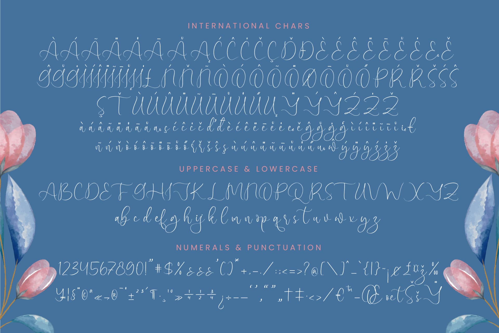 Preview 18 for Frostsky Pinthera - Stylish Calligraphy Font