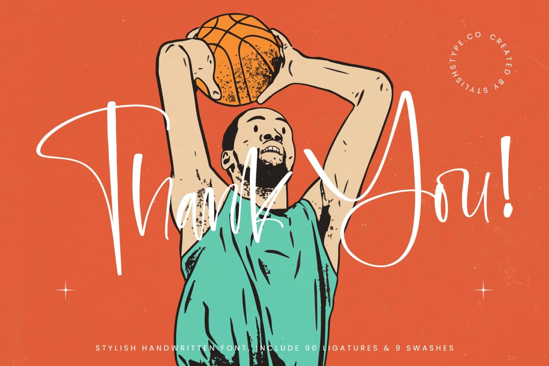 Preview 20 for Basketball Shooting - Stylish Handwritten Font
