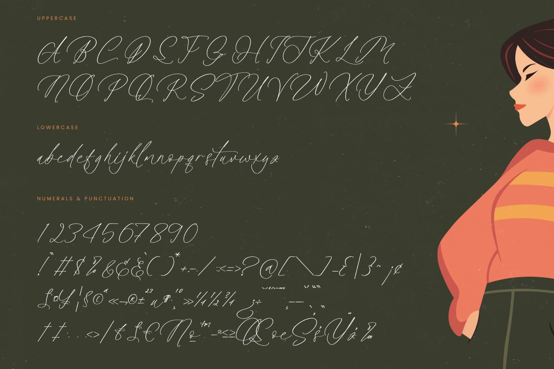 Preview 18 for Halista Rihana - Stylish Beauty Script Font