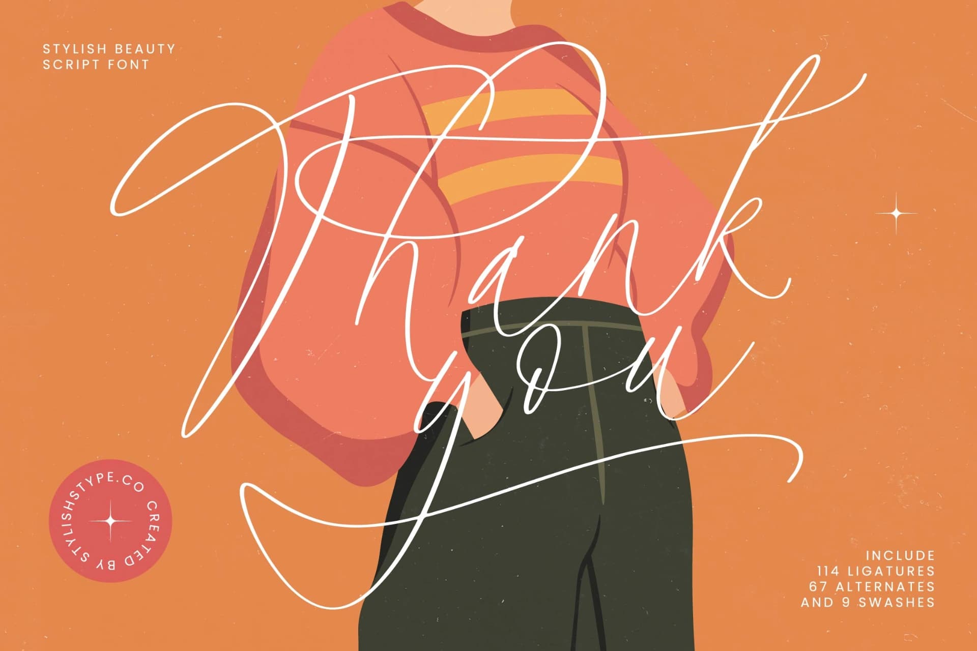 Preview 20 for Halista Rihana - Stylish Beauty Script Font