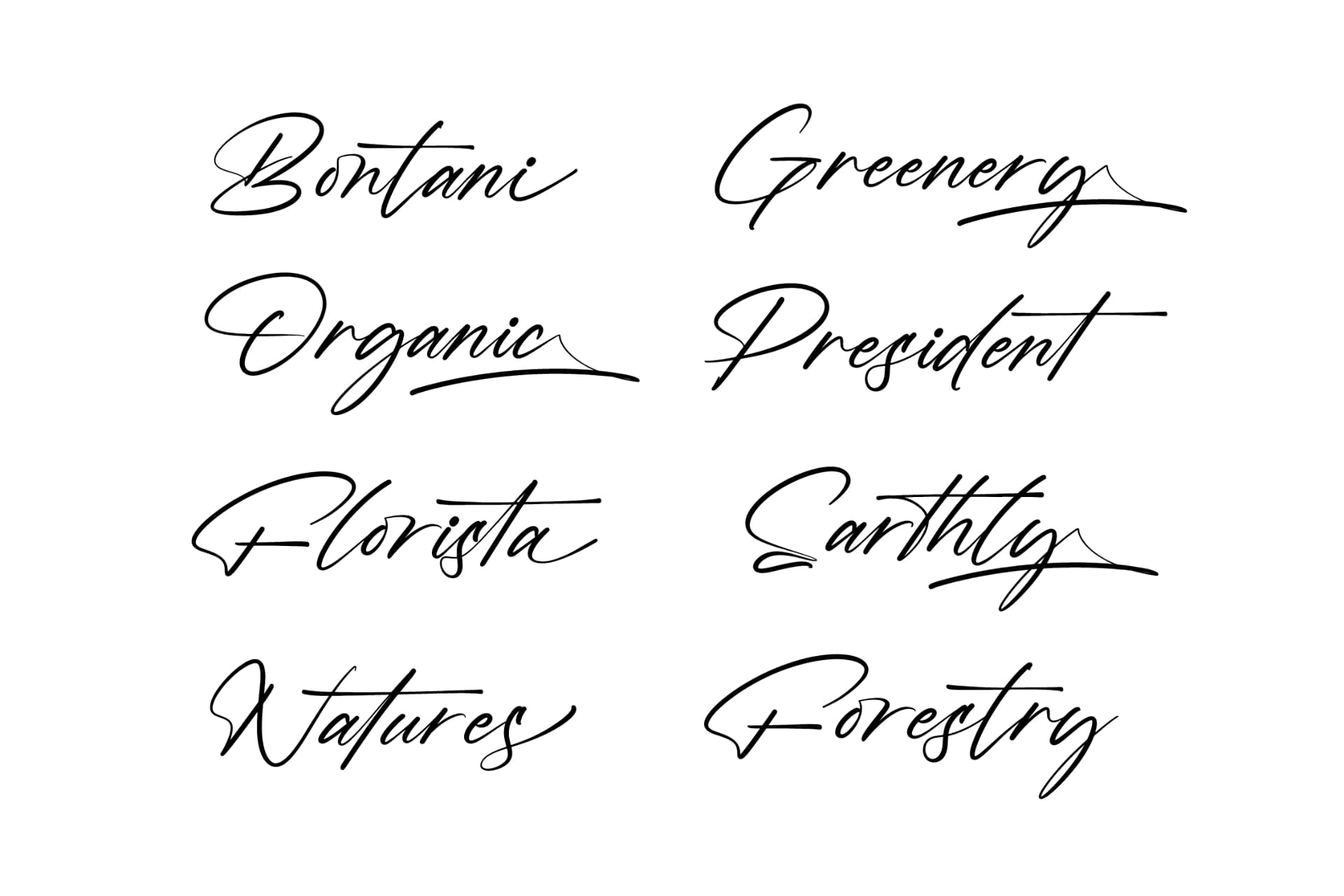 Preview 10 for Rustyani Beauty - Stylish Signature Font