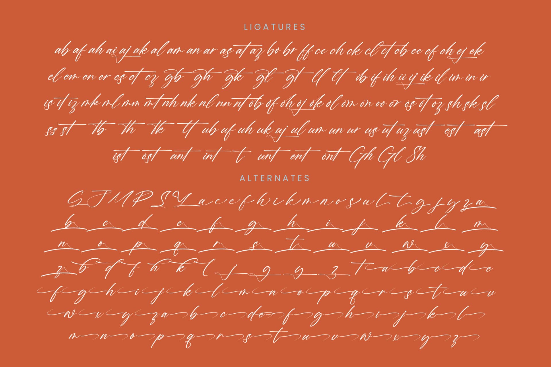 Preview 19 for Rustyani Beauty - Stylish Signature Font