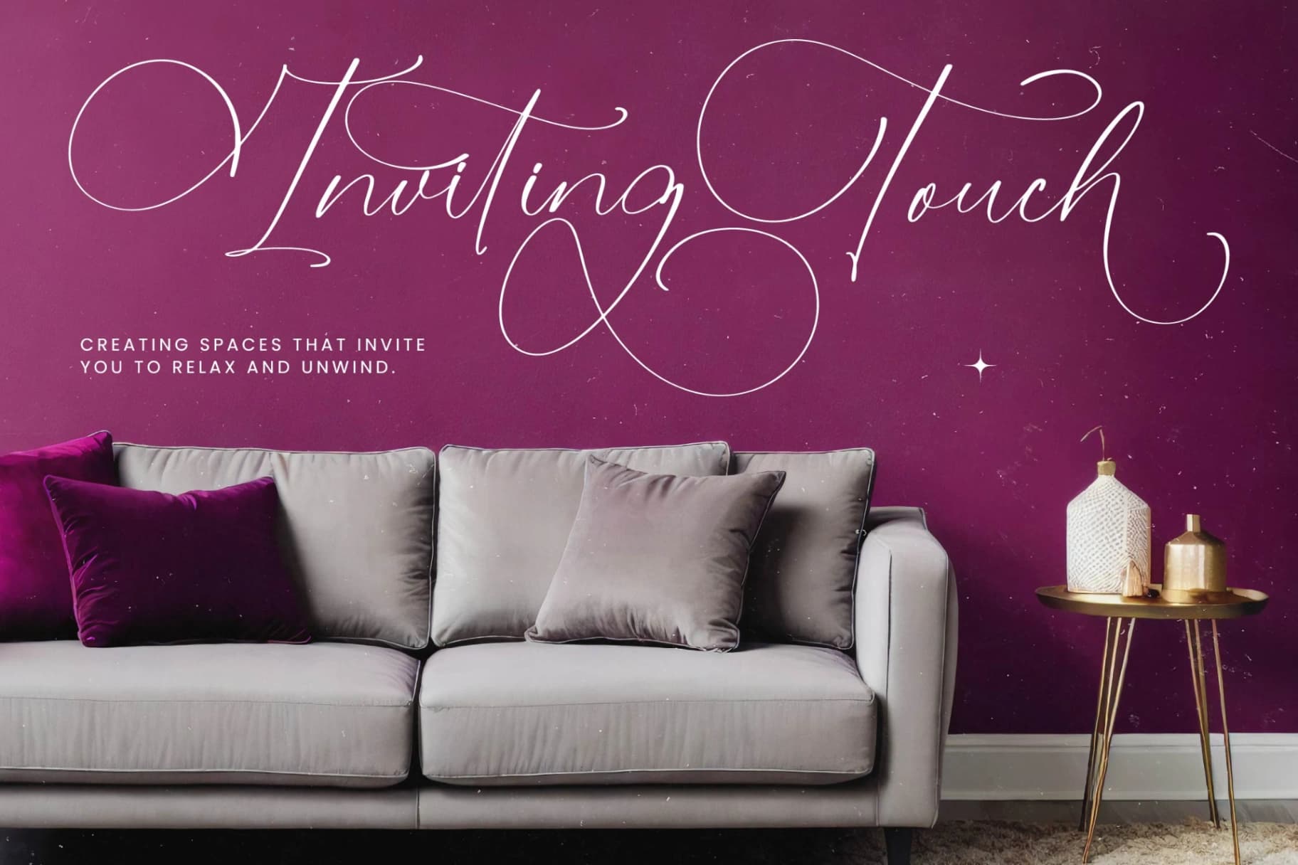 Preview 3 for Herlina Aliyah - Stylish Calligraphy Font