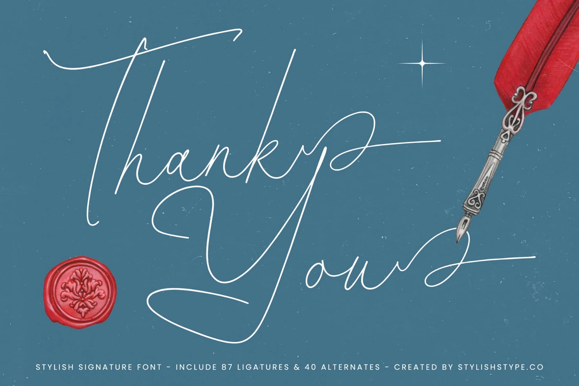Preview 20 for Santiago Portale - Stylish Signature Font