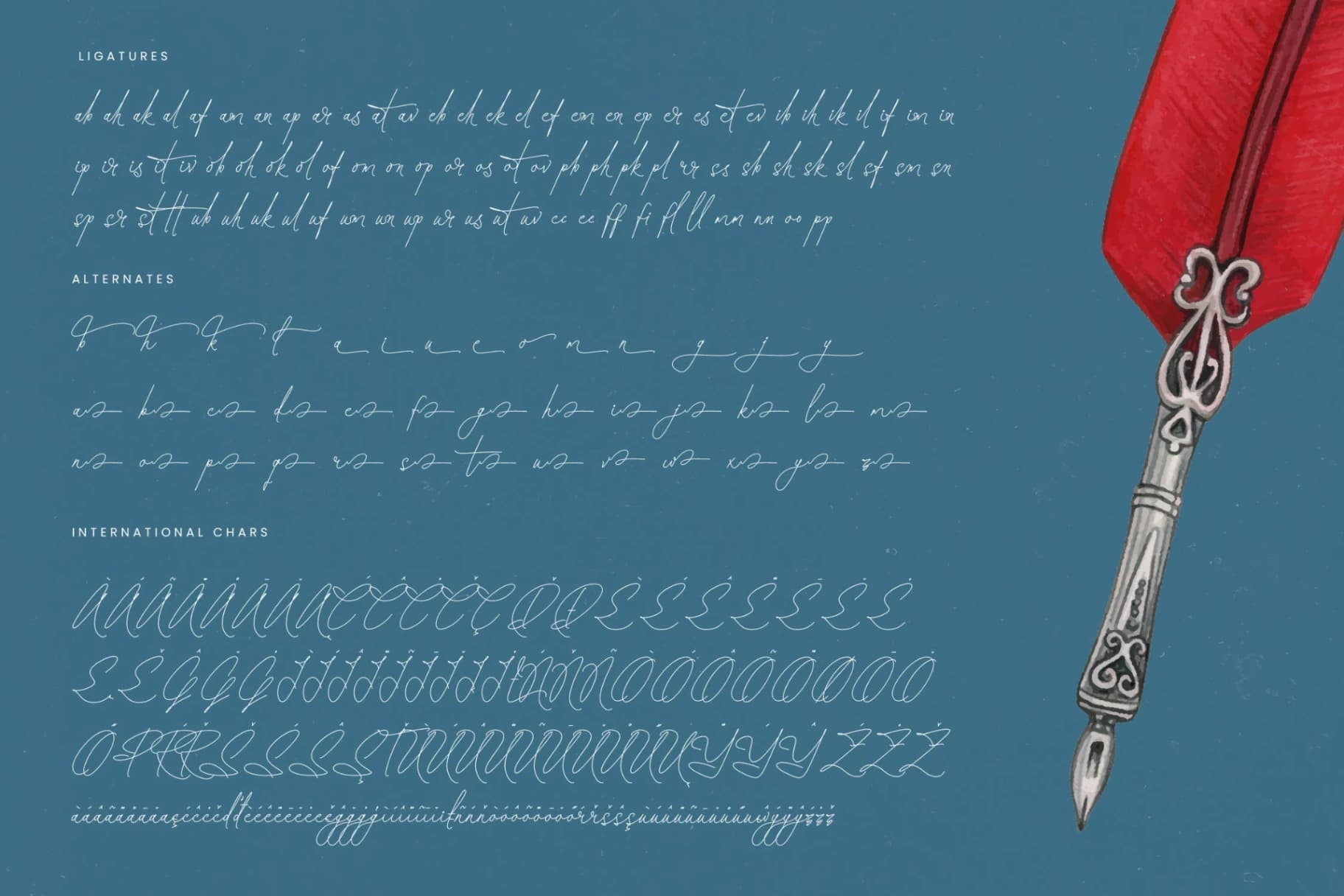 Preview 19 for Santiago Portale - Stylish Signature Font