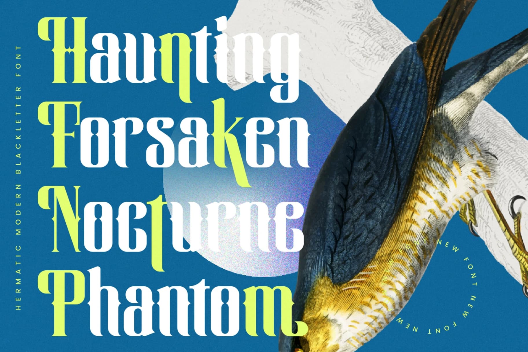 Preview 6 for Hermatic - Modern Blackletter Font