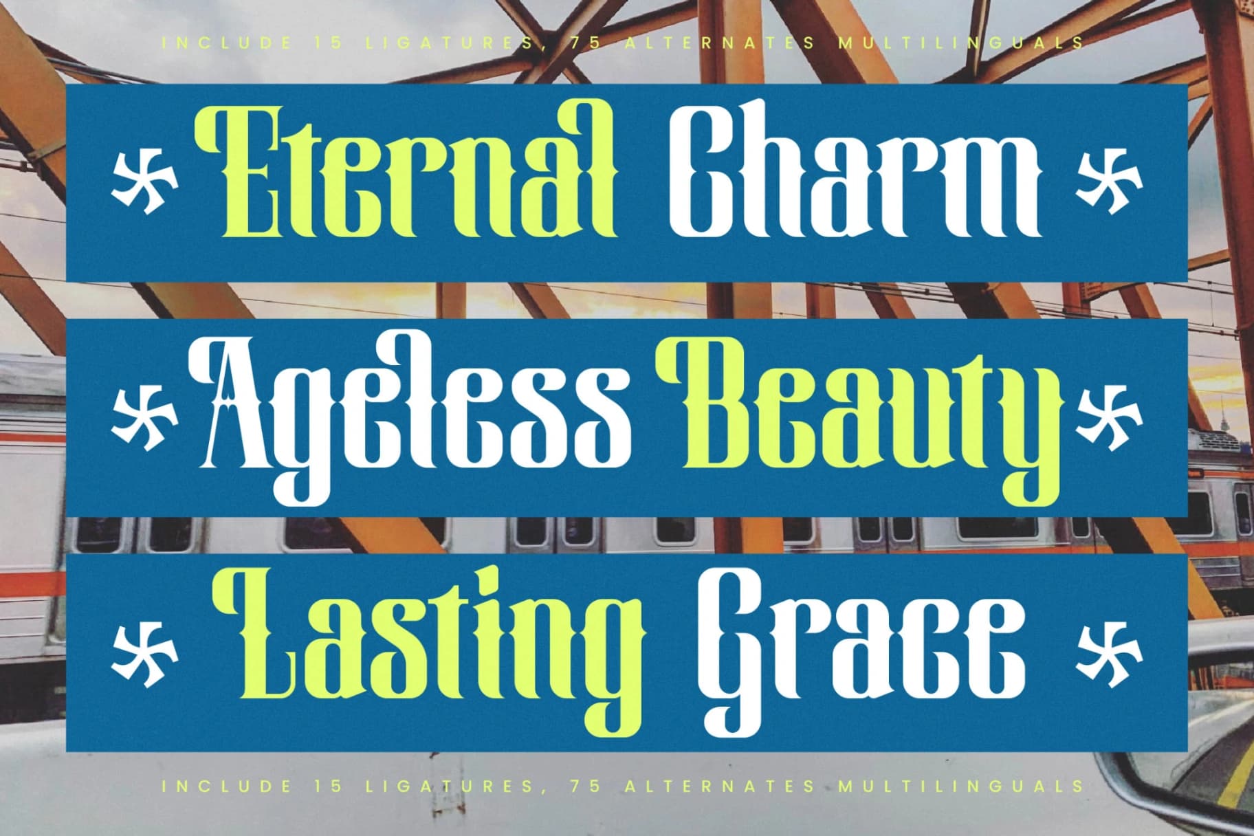 Preview 10 for Hermatic - Modern Blackletter Font