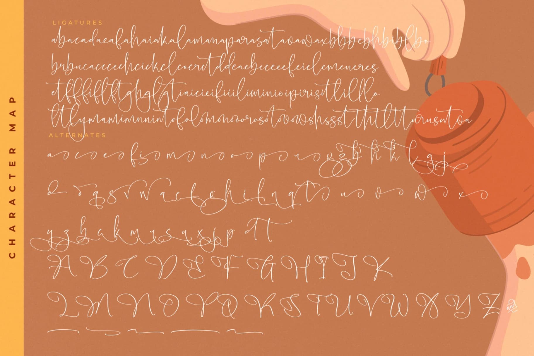 Preview 19 for Blooming Stockholm - Modern Handwritten Script