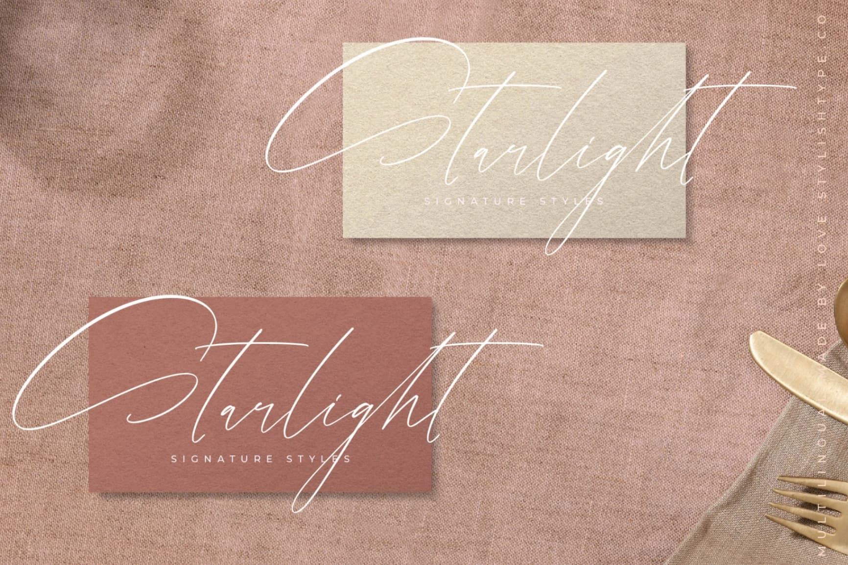 Preview 8 for Sparkling Brighters - Beautiful Script Font
