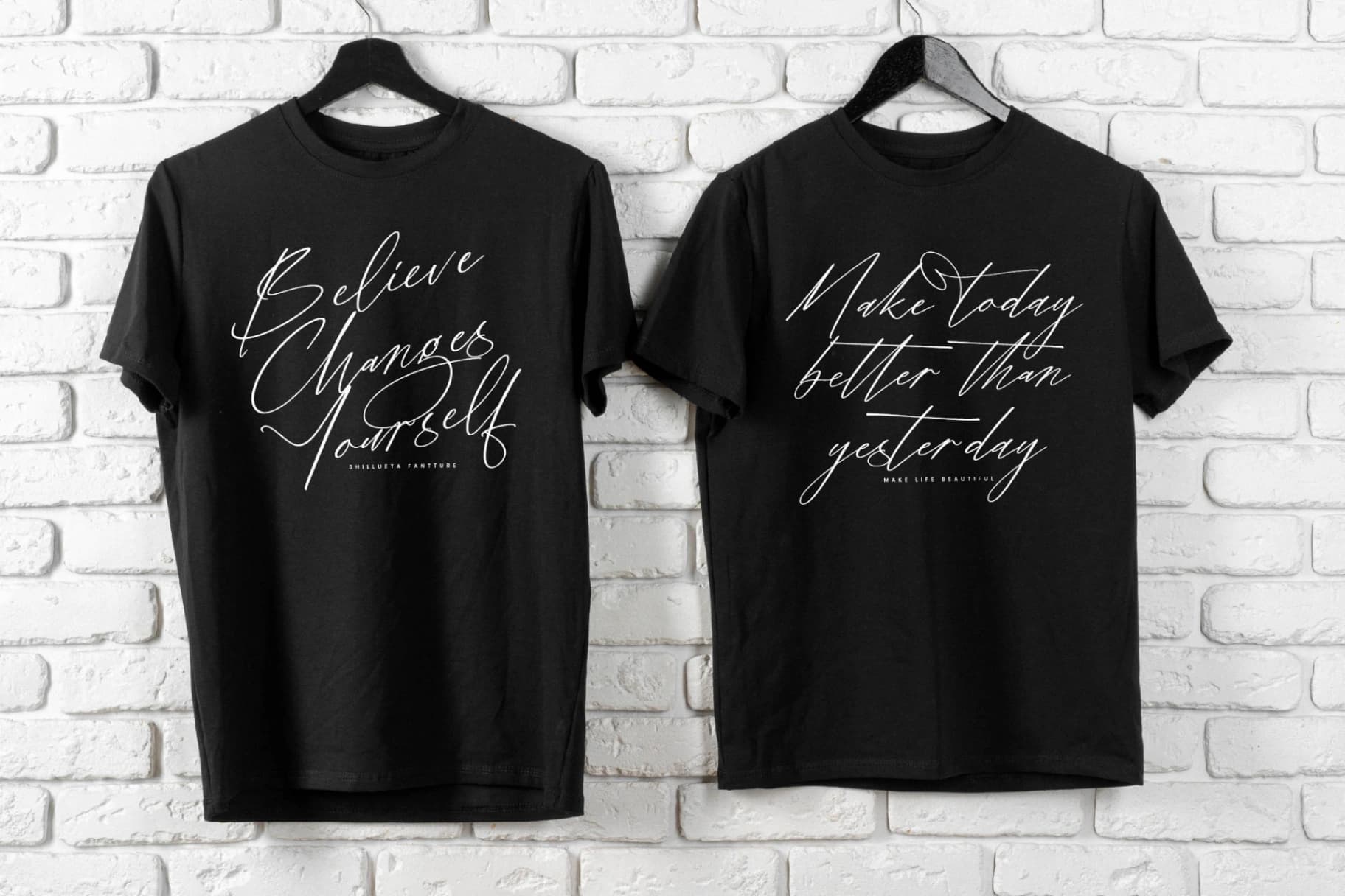 Preview 14 for Shillueta Fantture - Modern Signature Script Font