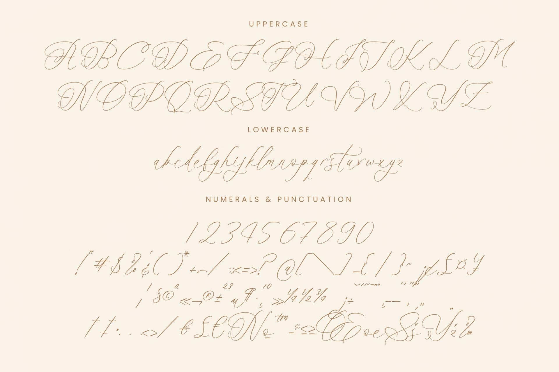 Preview 18 for Rosalia Elegant - Stylish Calligraphy Font