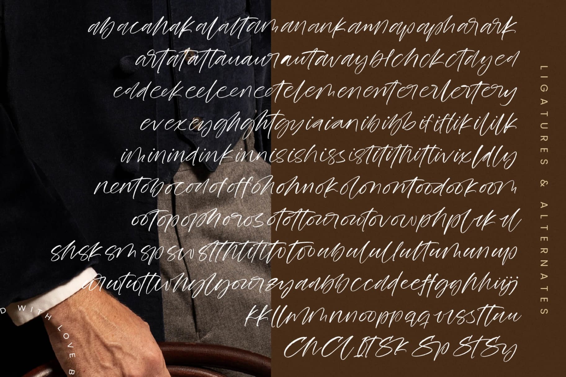 Preview 19 for Antique Blisstar - Rough Handwritten Font