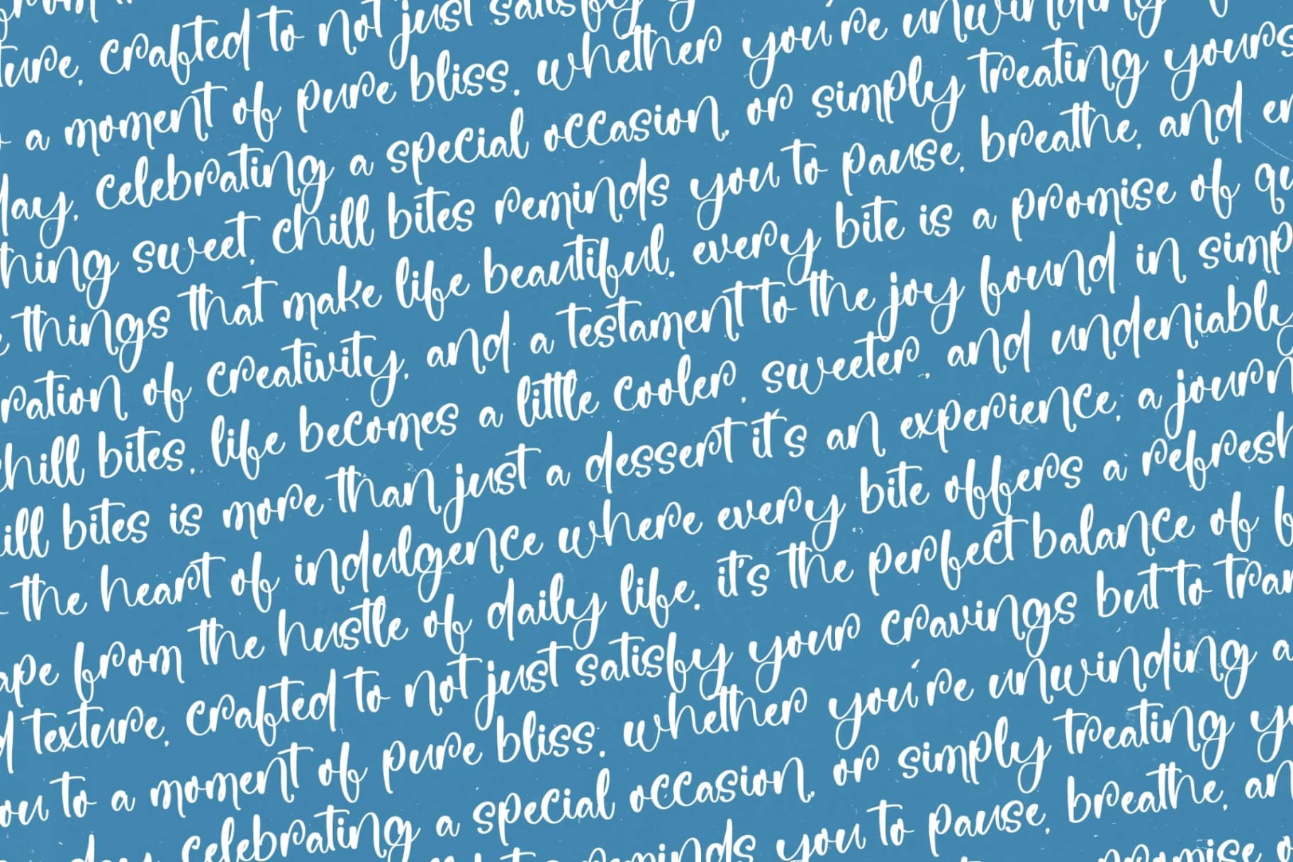 Preview 12 for Chill Bites - Quirky Handwritten Font