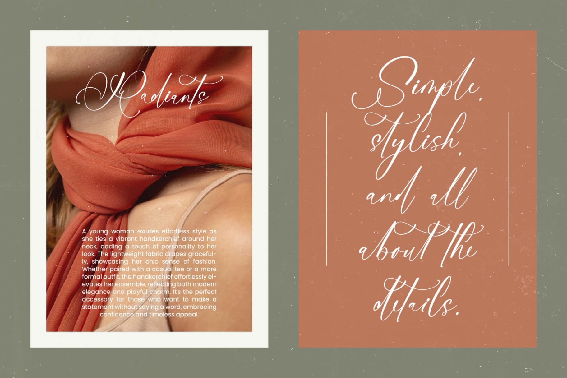 Preview 2 for Nourisha Besthafi - Stylish Calligraphy Font