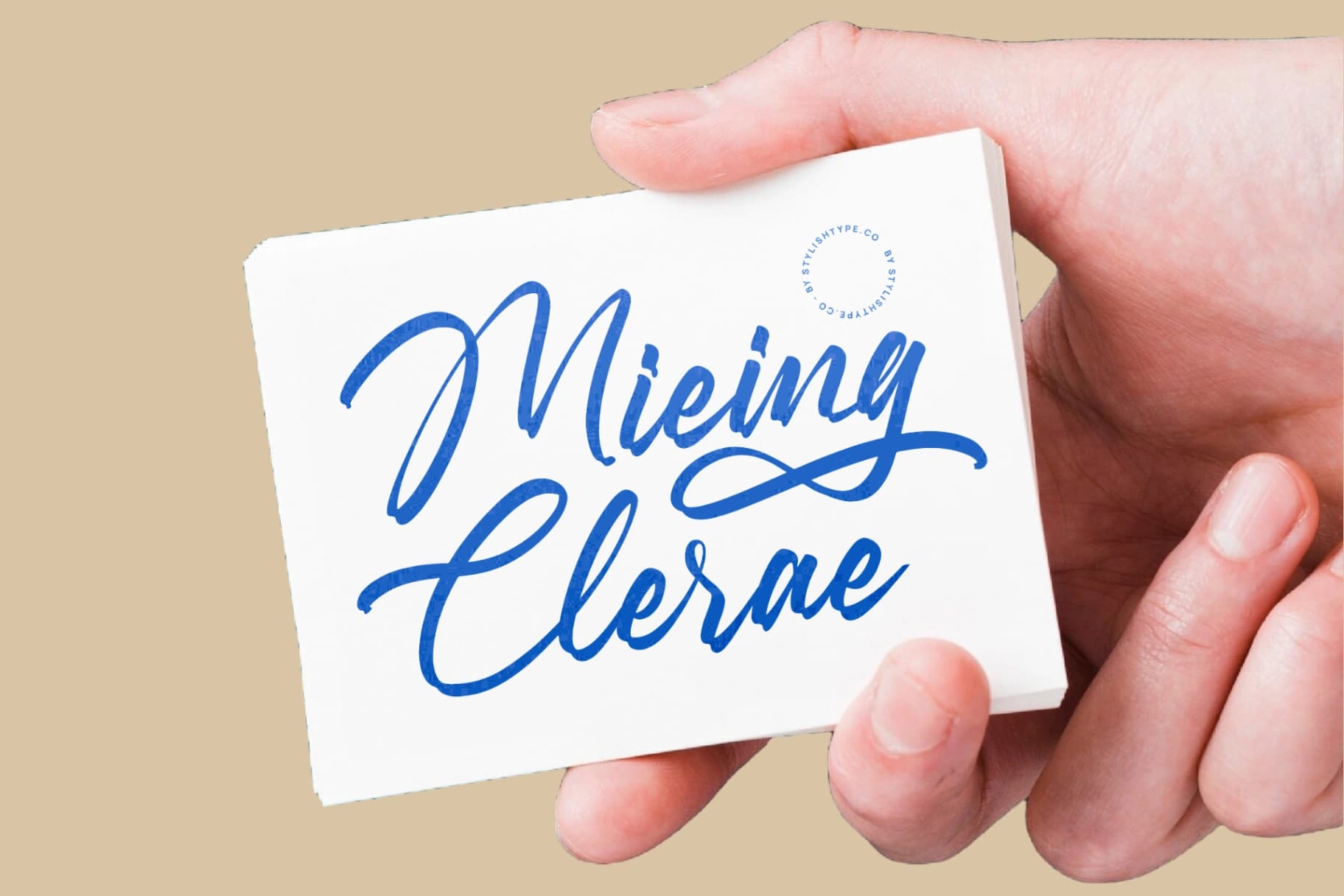 Preview 8 for Monetz Clakson - Bold Calligraphy