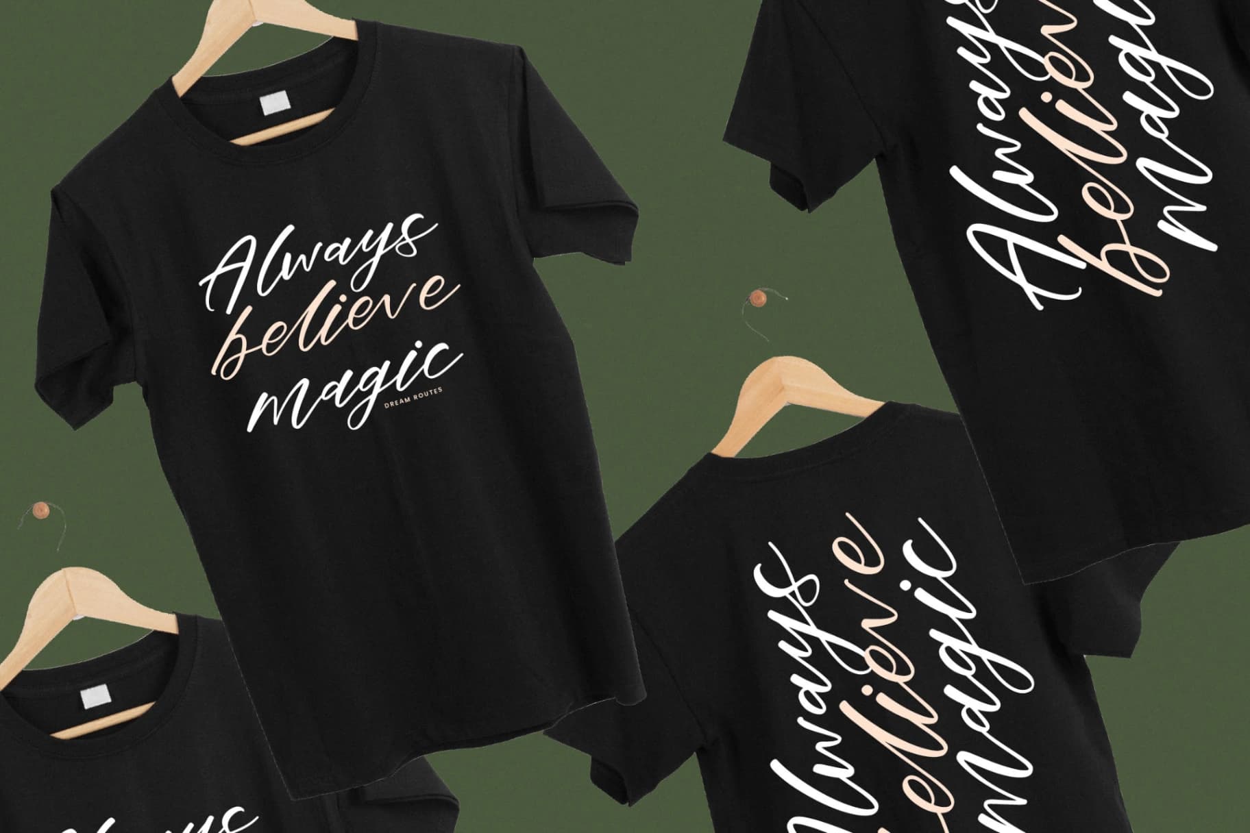 Preview 8 for Dream Routes - Modern Calligraphy Script