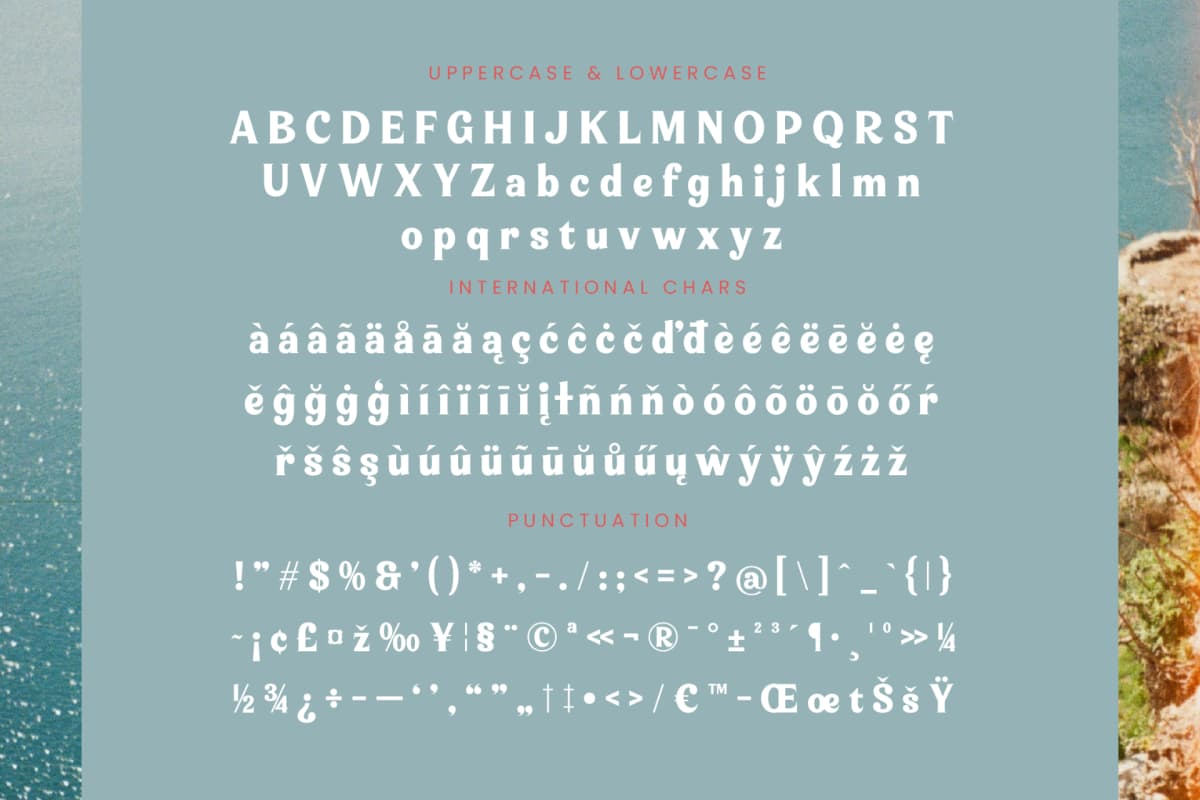 Dream Waves - Serif Display Font font preview 19