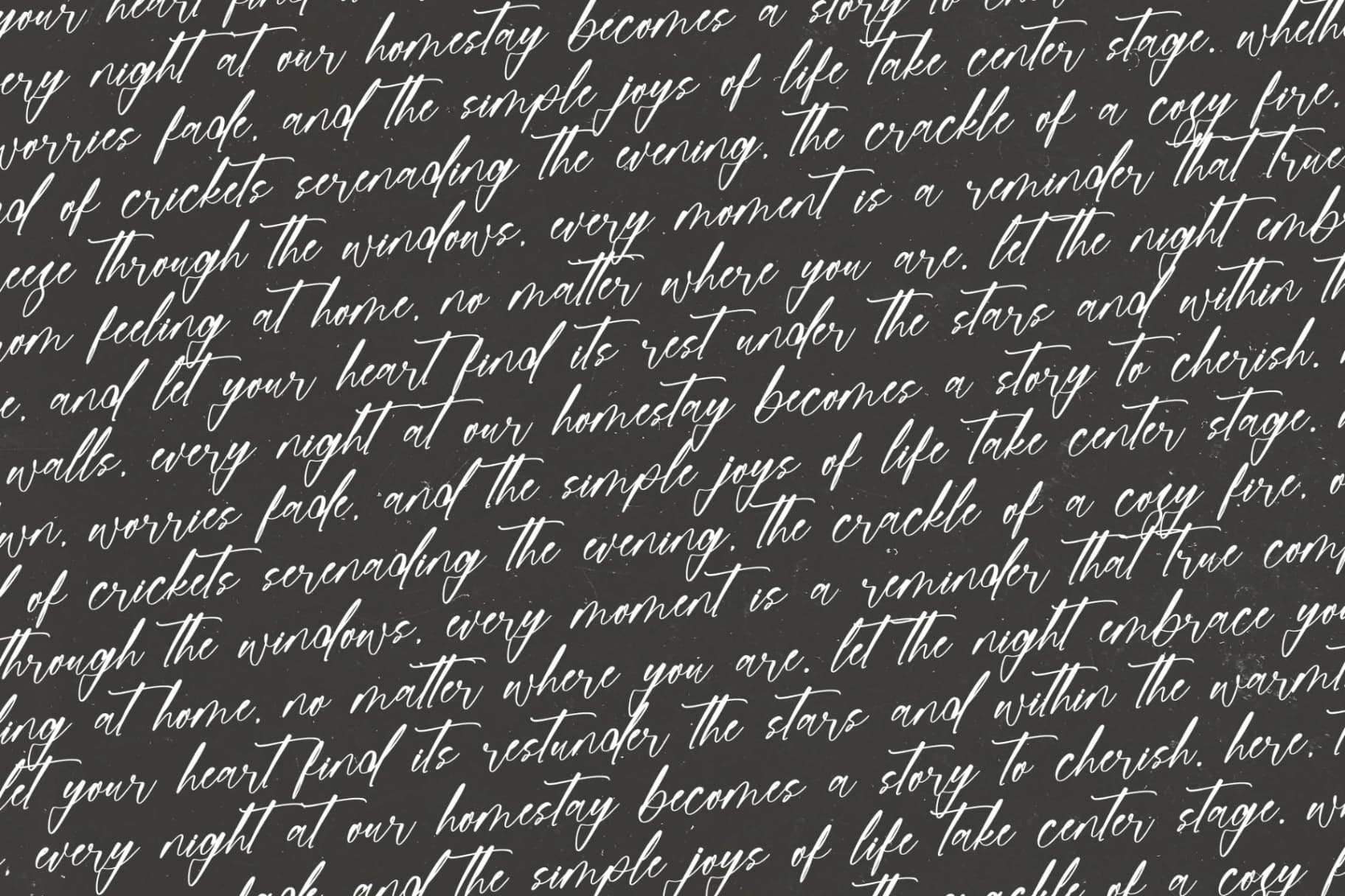Preview 15 for Homestay Nighter - Stylish Handwritten Font