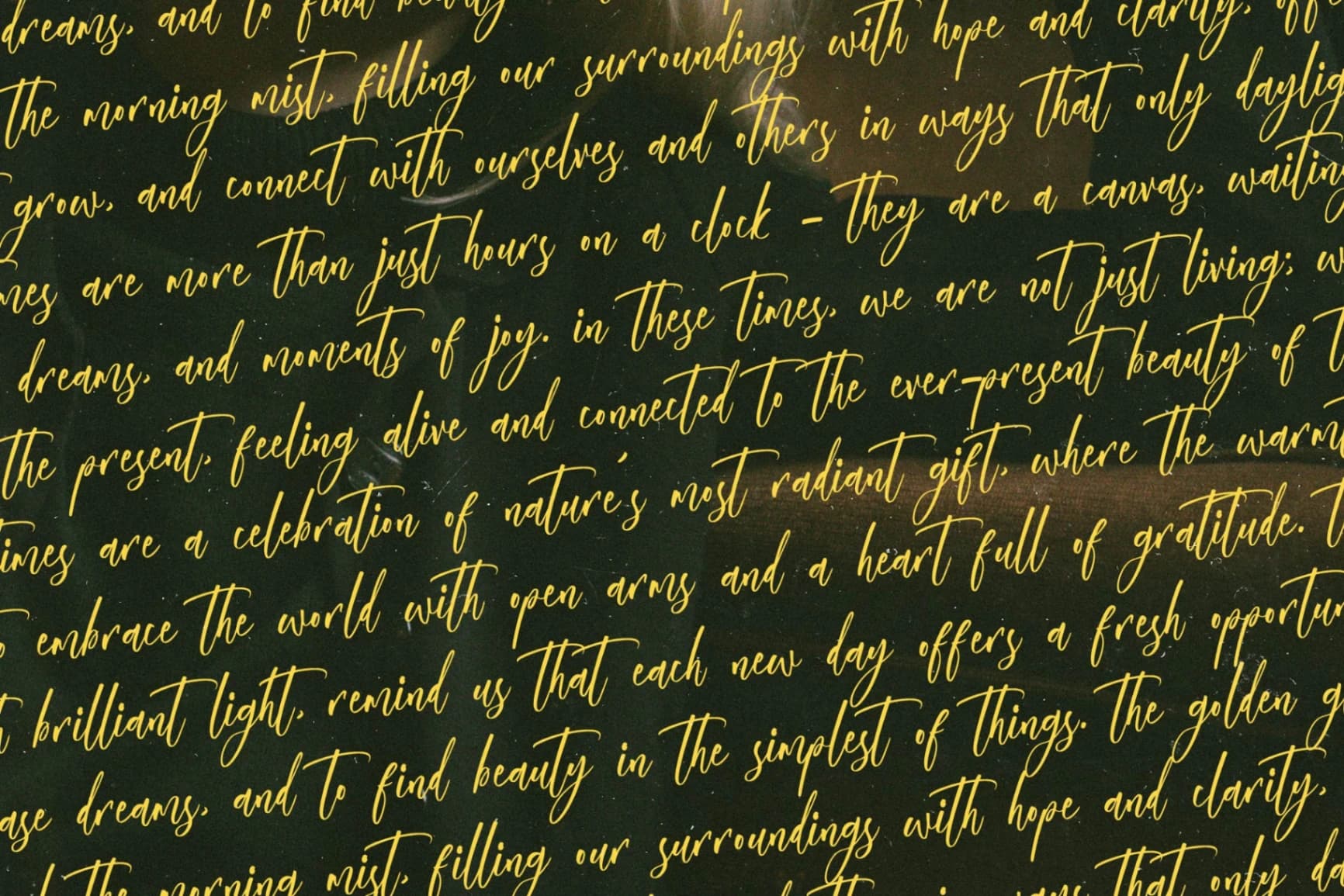 Preview 13 for Sunshine Daytimes - Bold Handwritten Font