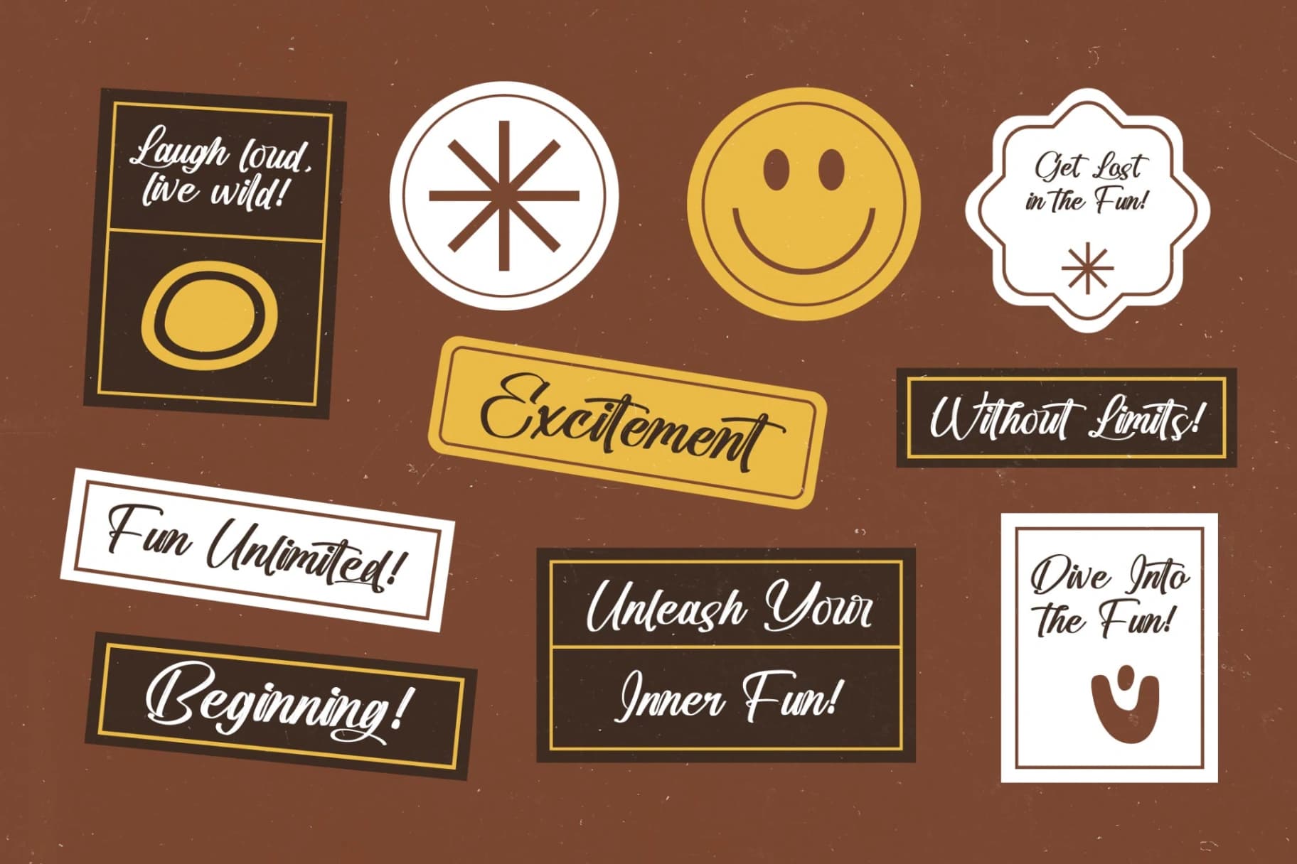 Preview 14 for Standard Vertical - Modern Brush Font