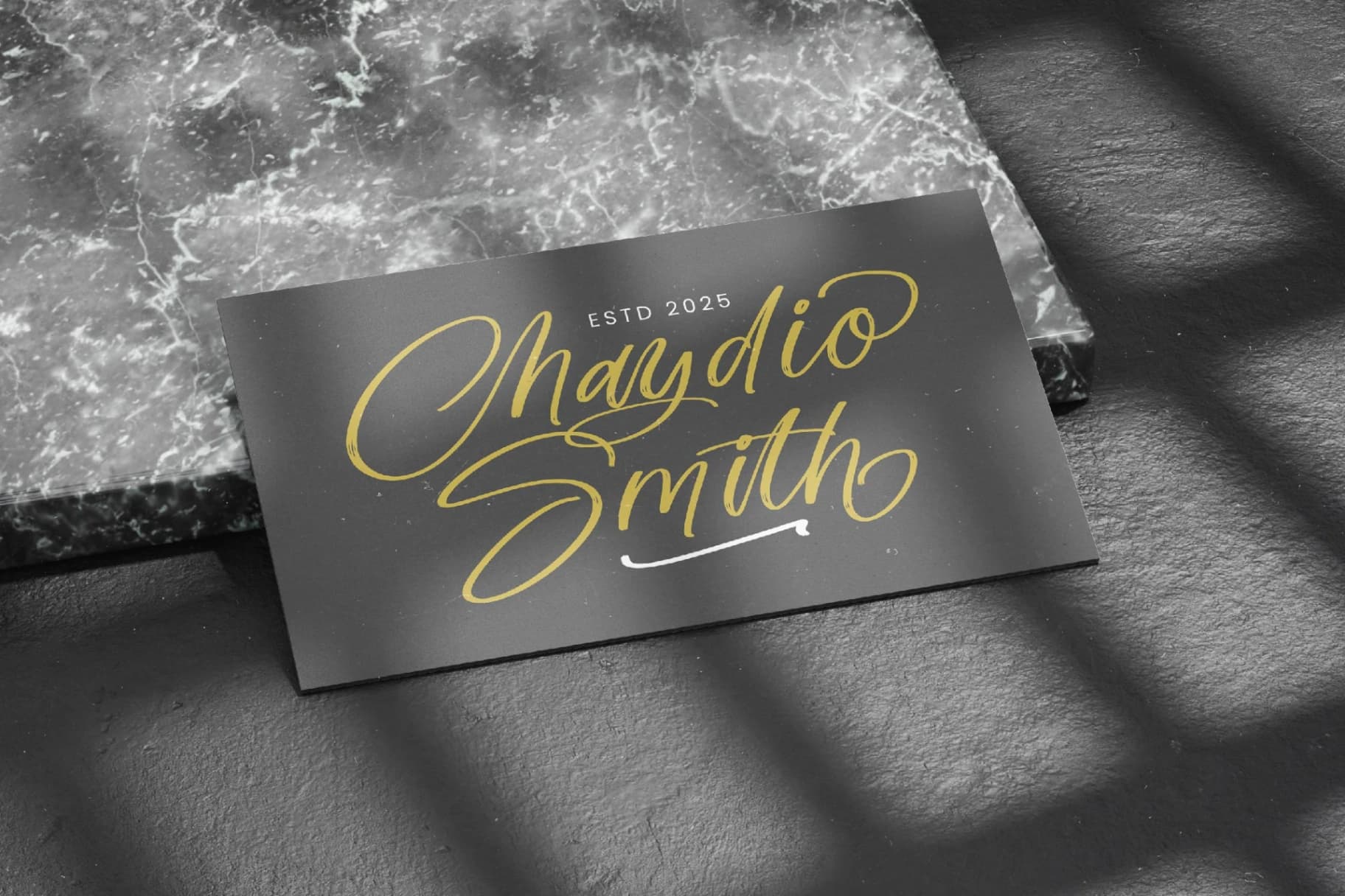 Preview 4 for Chaydio Smith - Bold Handwritten Font
