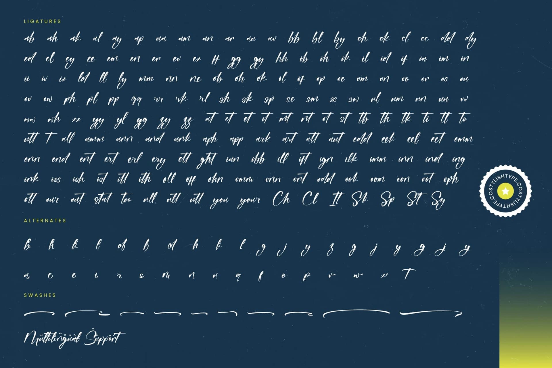 Preview 19 for Habitual Detective - Bold Handwritten Font