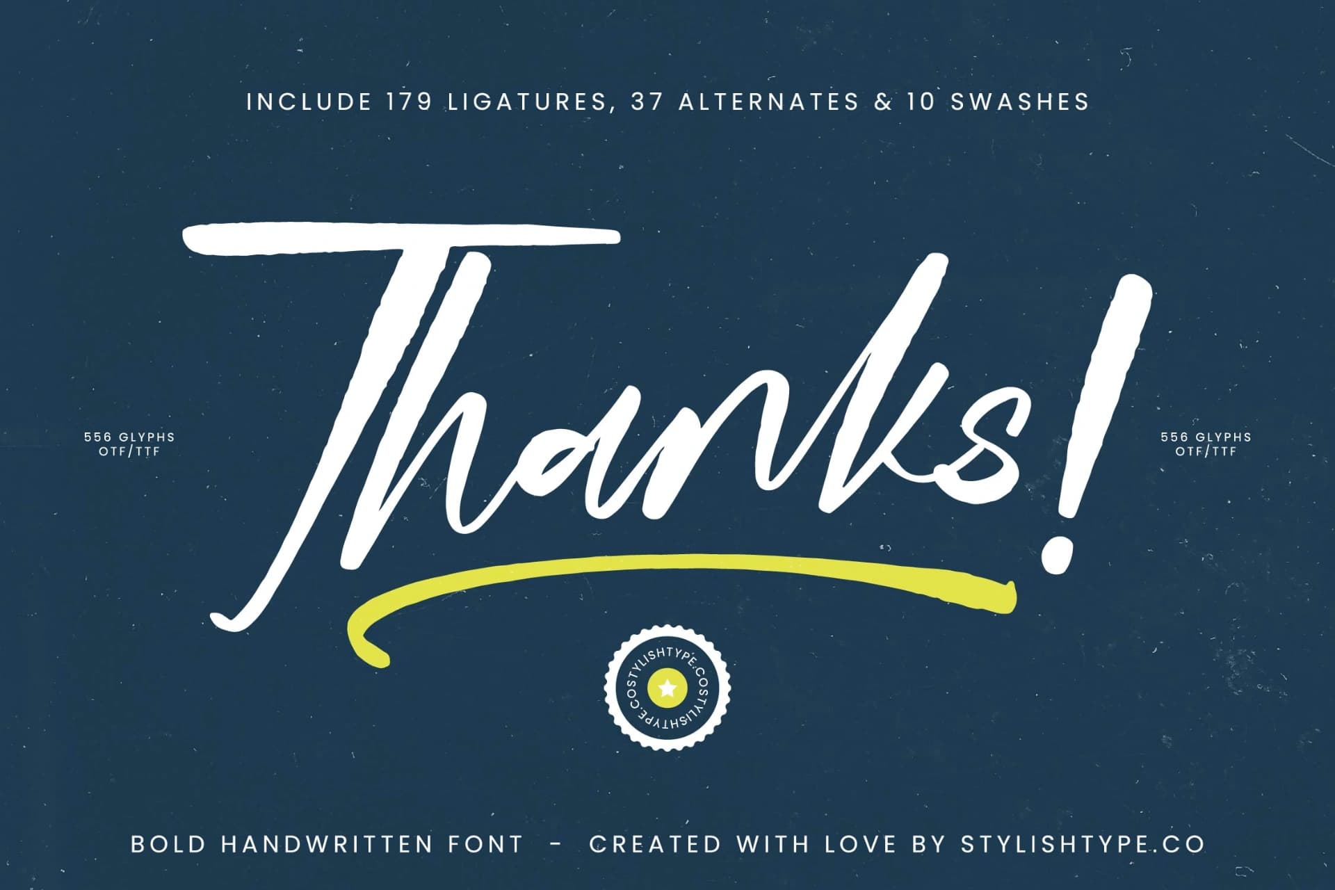 Preview 20 for Habitual Detective - Bold Handwritten Font