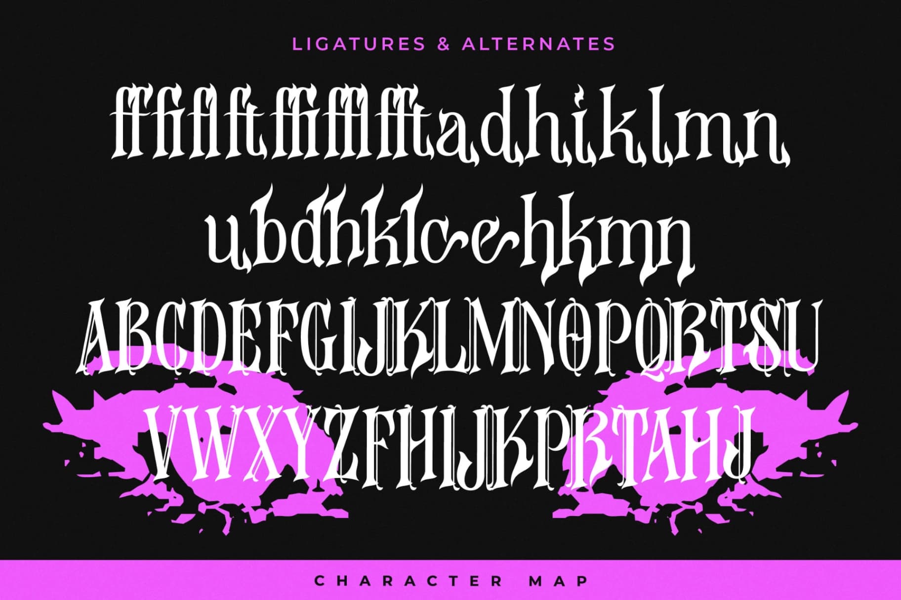 Preview 19 for Hazelgen - Modern Blackletter Serif