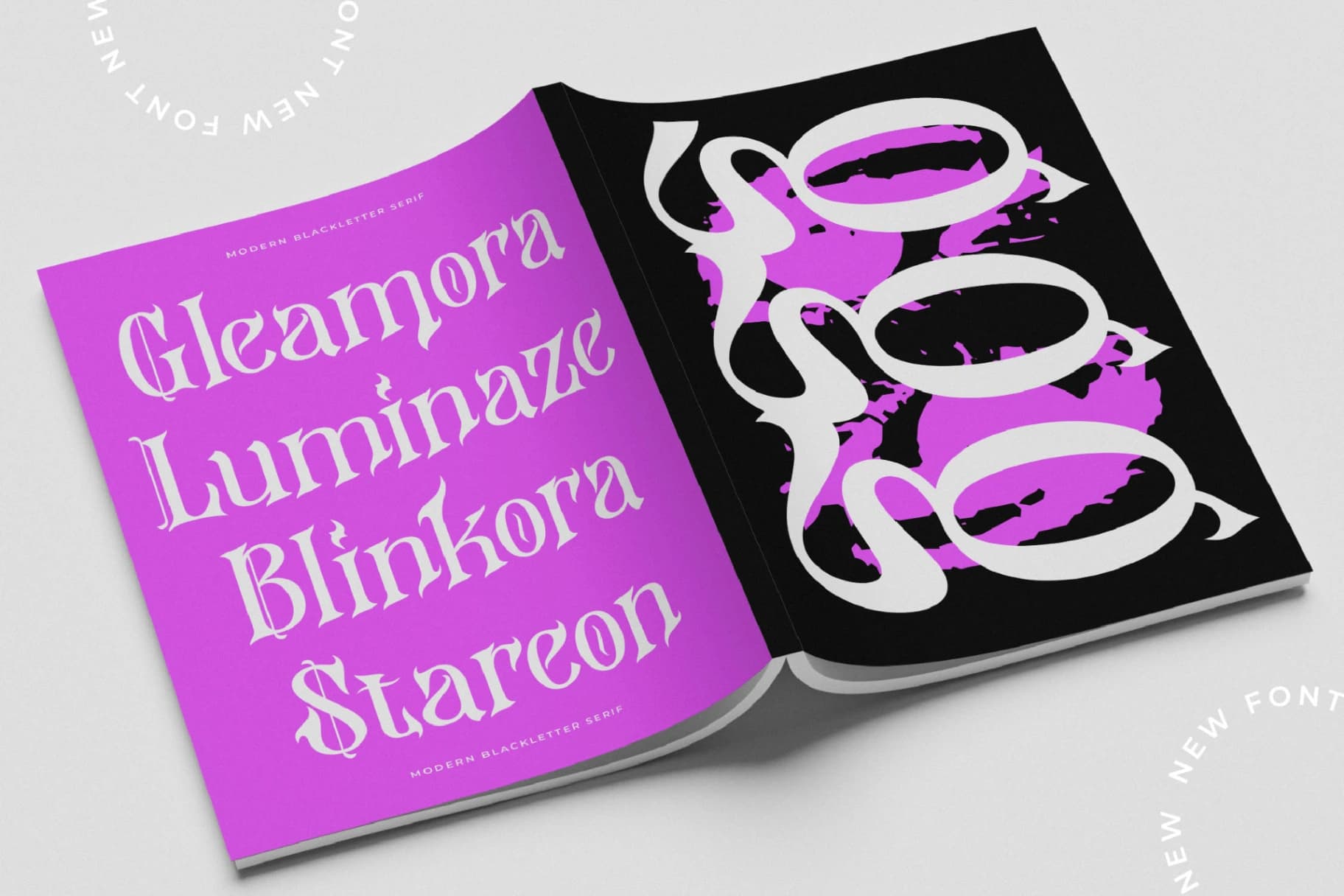 Preview 16 for Hazelgen - Modern Blackletter Serif